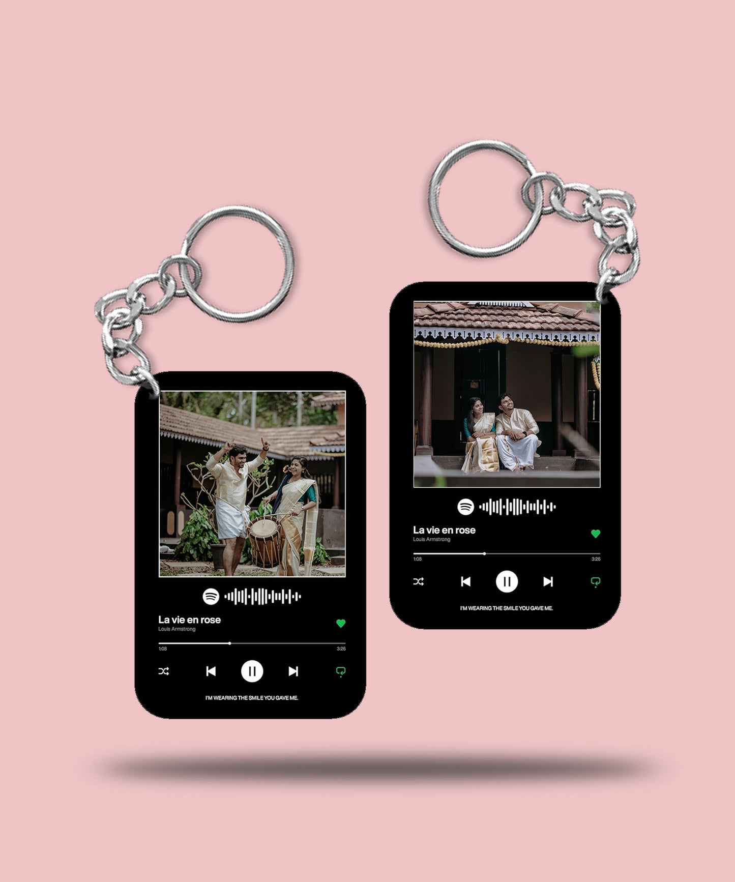 Acrylic Keychain - Spotify music black