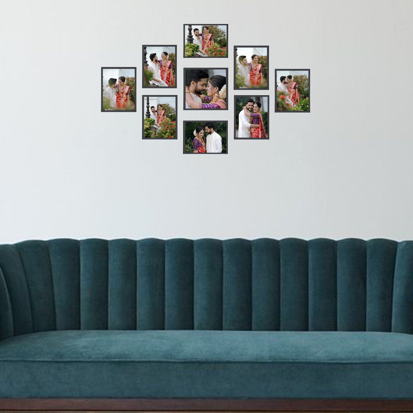 Diamond formation - 9 Wall photo set