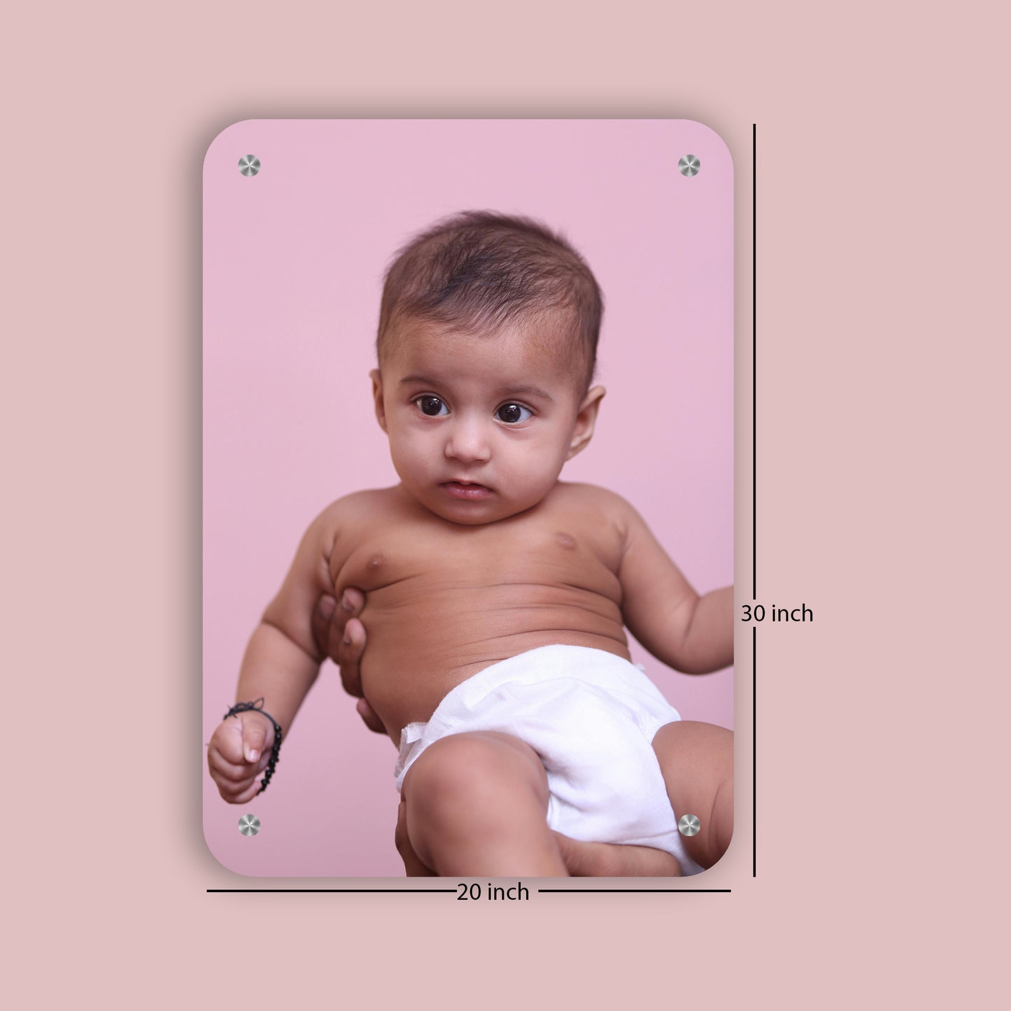 Wall hanging frame less photo - Rectangle