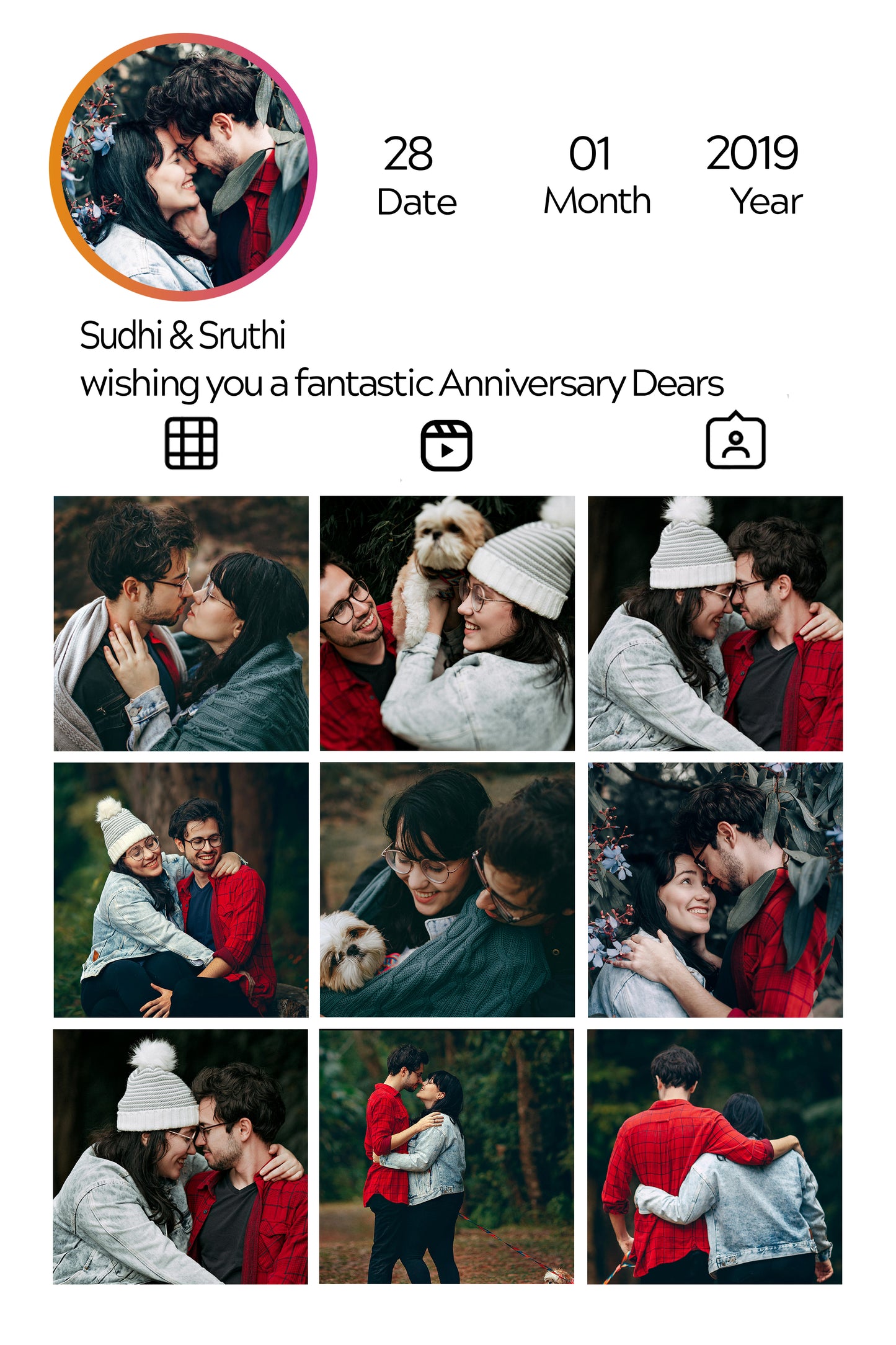 Photo Collage- Our Love Story