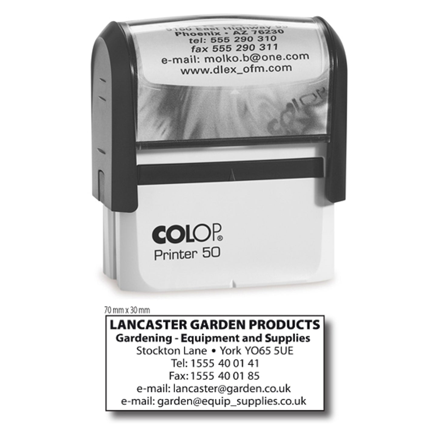 Rectangular Self-Inking Stamps – Durable, Precise & Customizable by COLOP