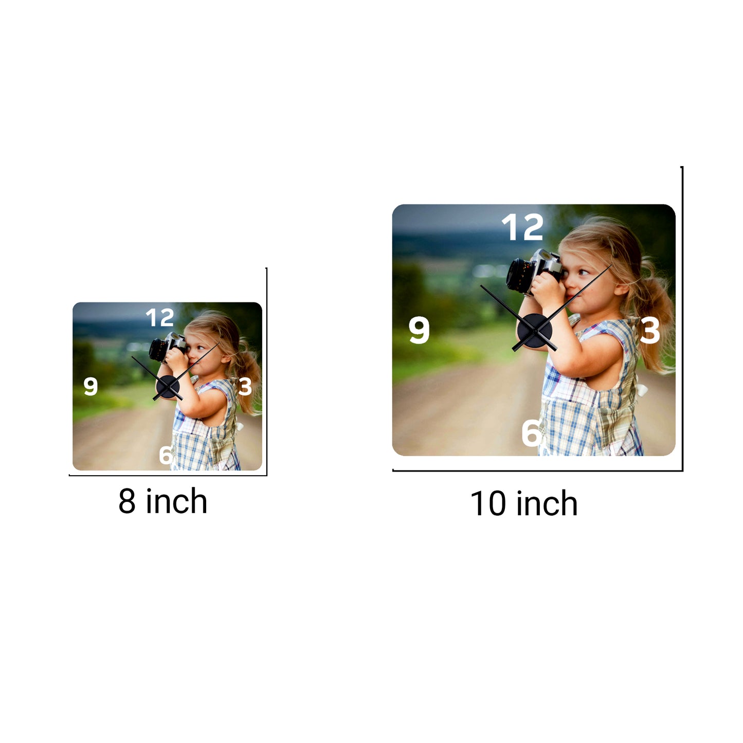 Tickle Pop - Personalized Acrylic Photo Wall Clock