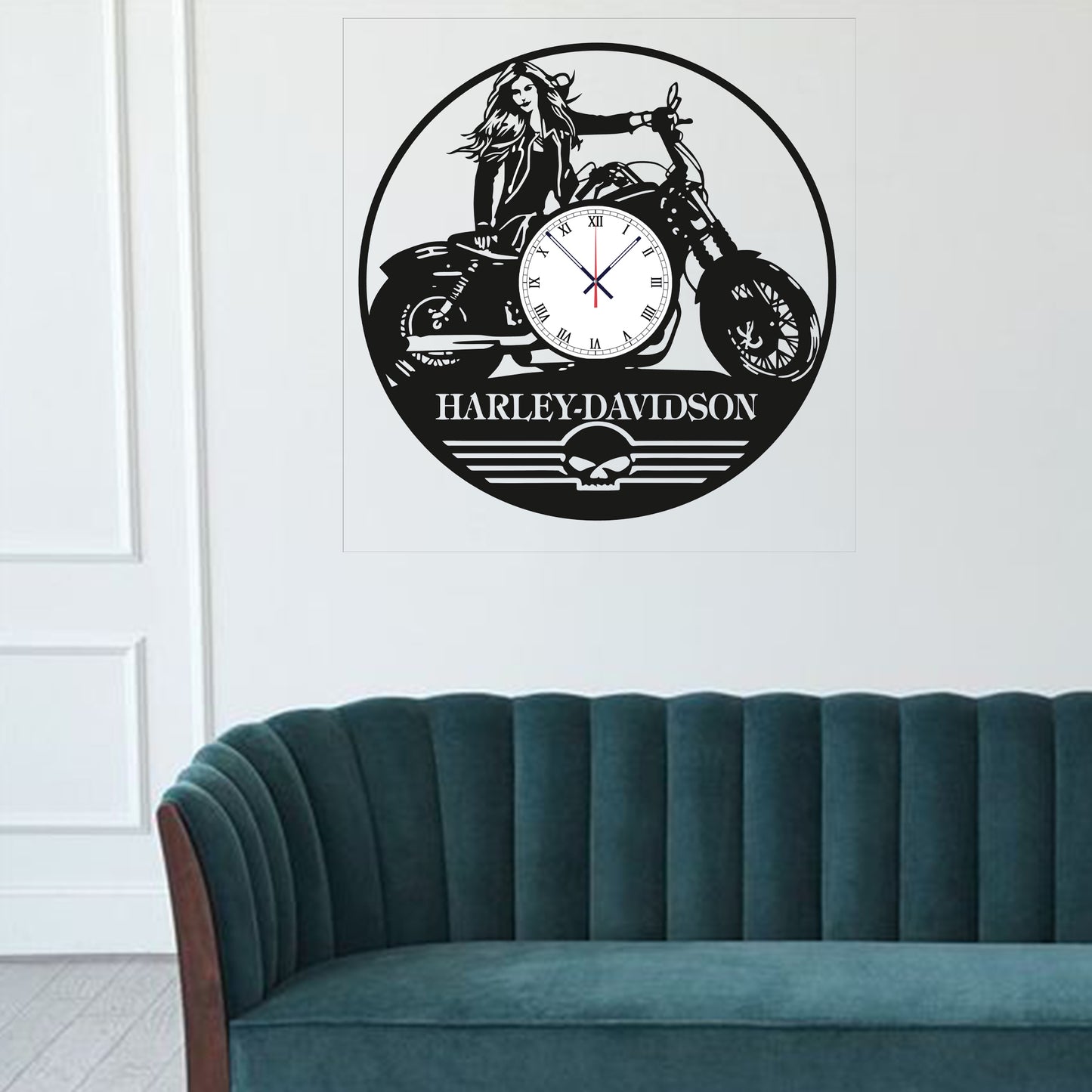 Blush Tide - Personalized Acrylic Photo Wall Clock