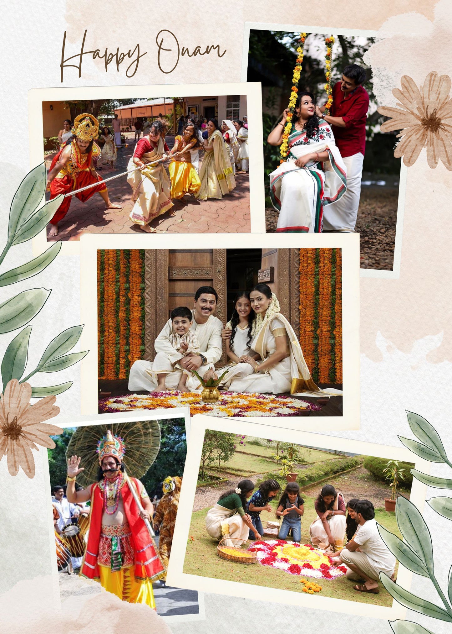 Photo Collage- Onam Special Collage - Ponnonam