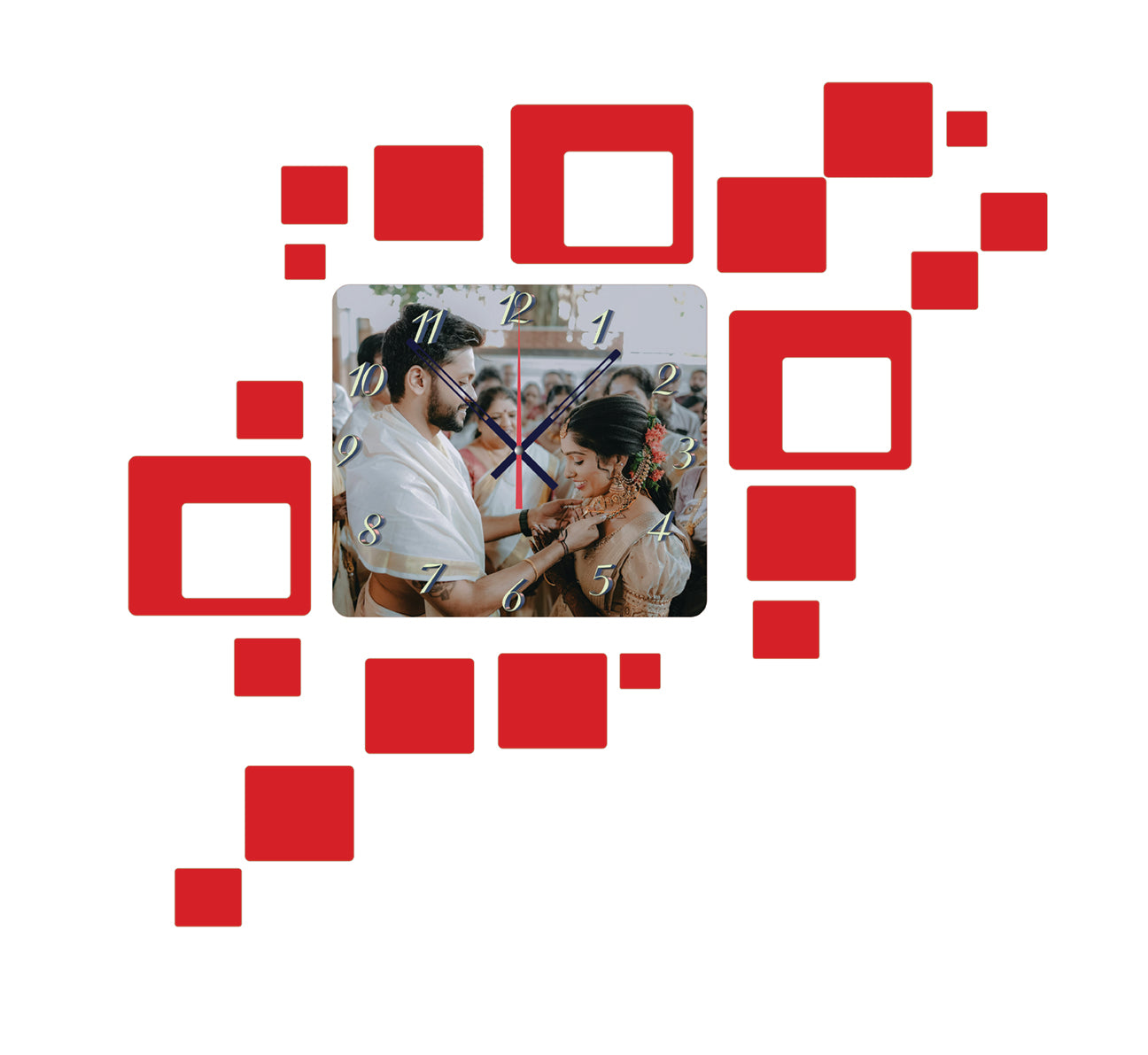 Adore Glow - Personalized Acrylic Photo Wall Clock