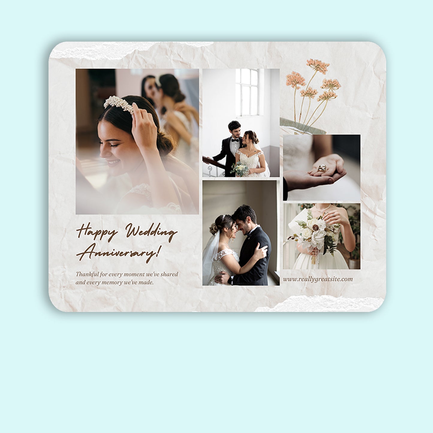 Aesthetic Wedding Photo - Frame less acrylic wall photo collage