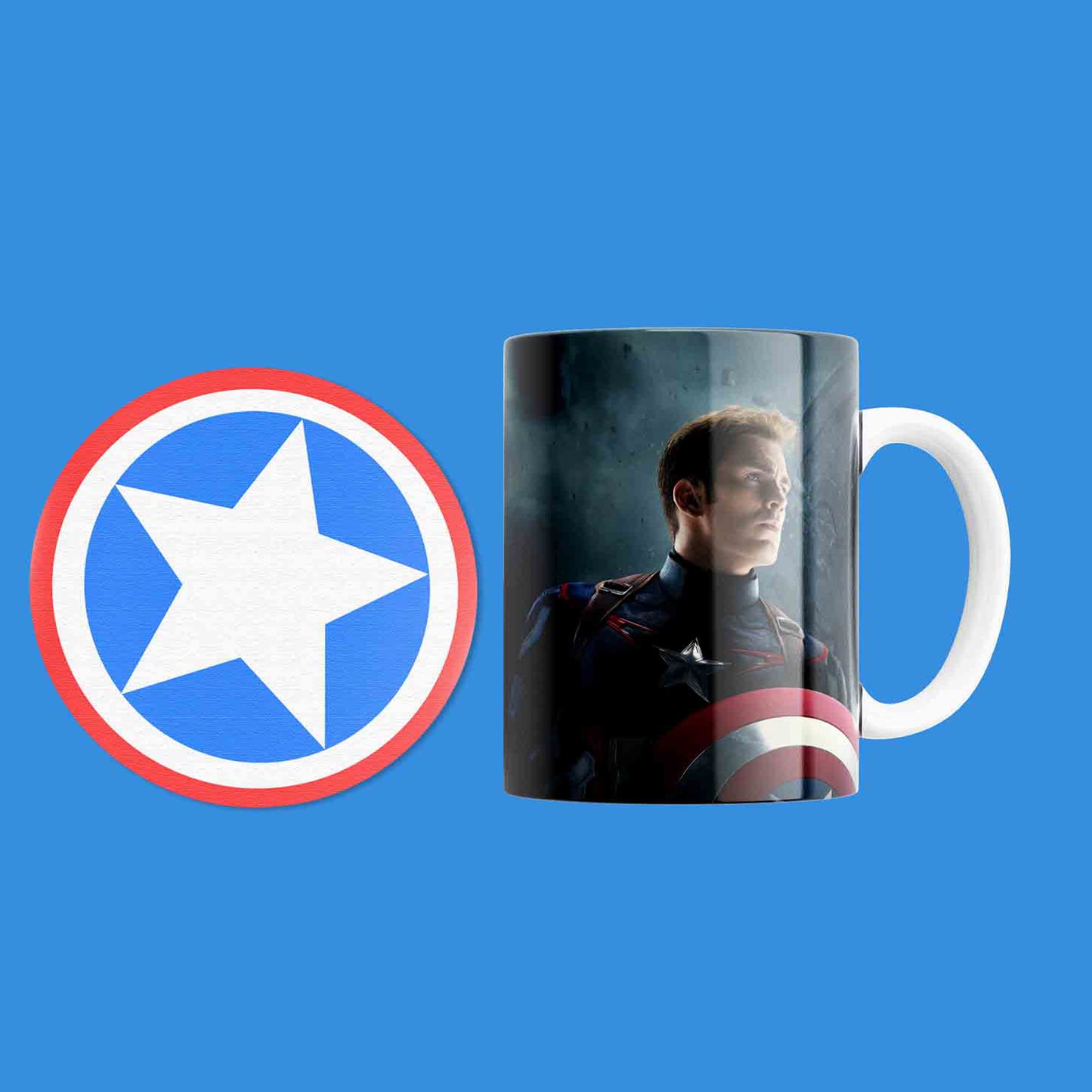 Captain America Mug & Coaster Set