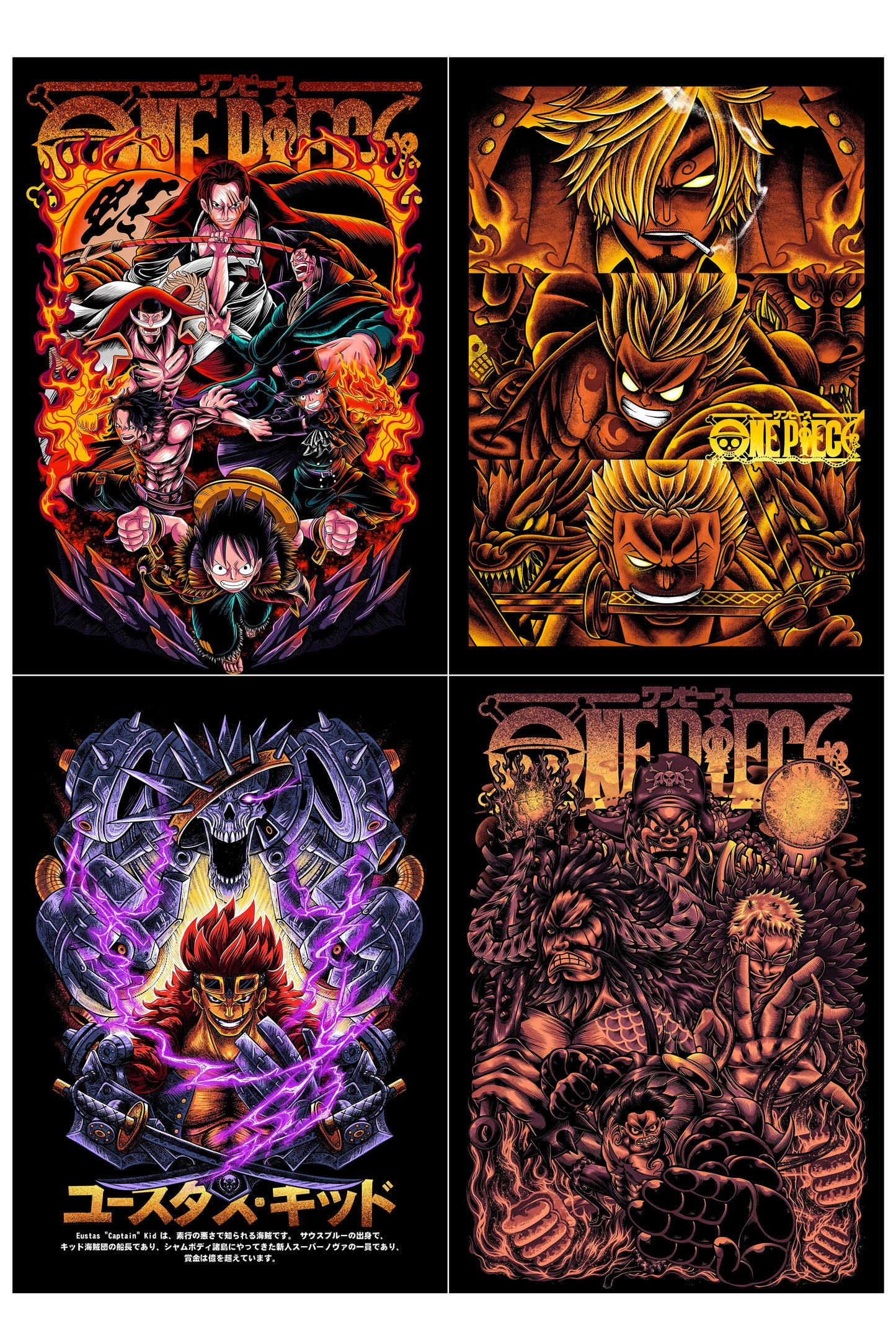 One Piece Anime Posters Collection A5