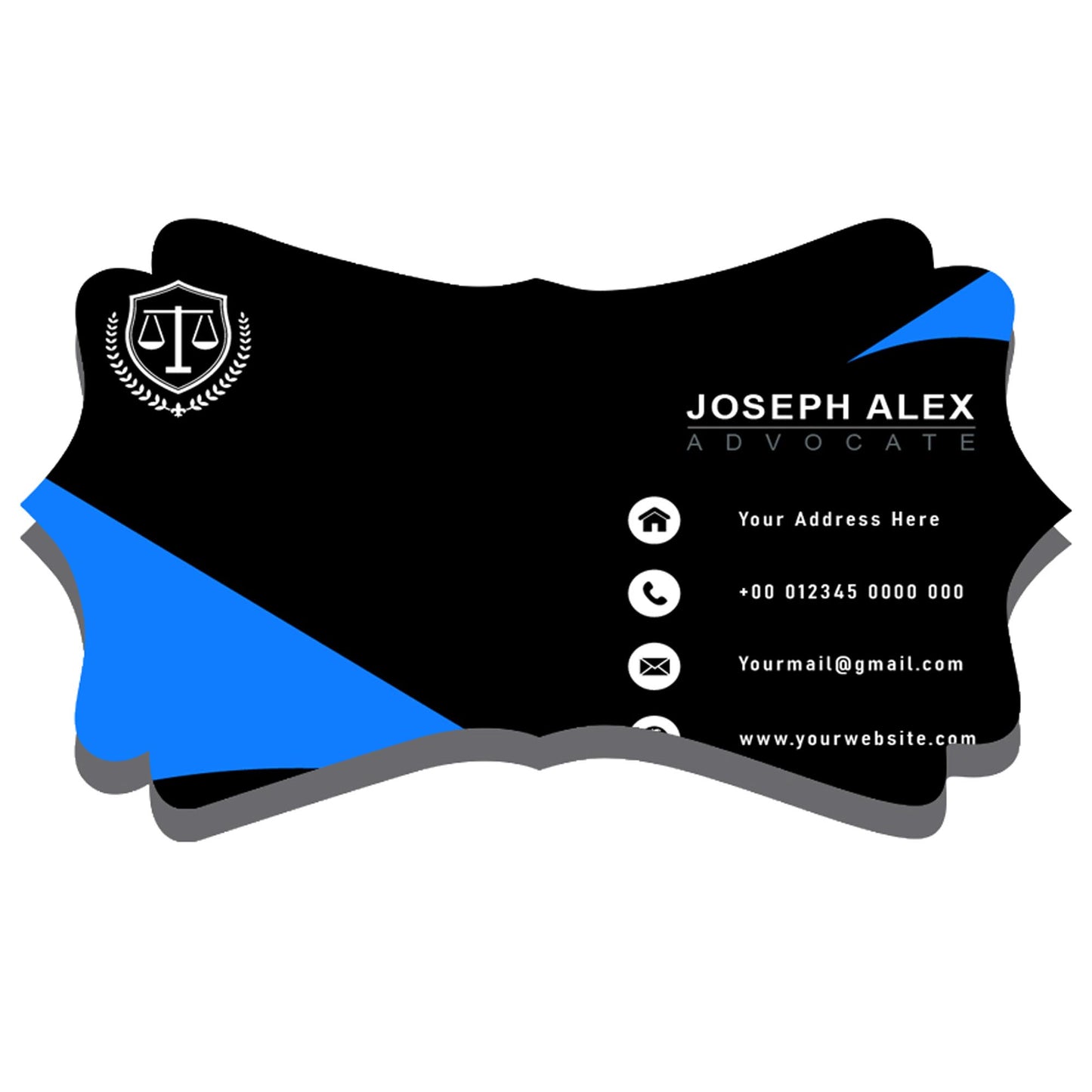 New Flower -Shaped Business Cards