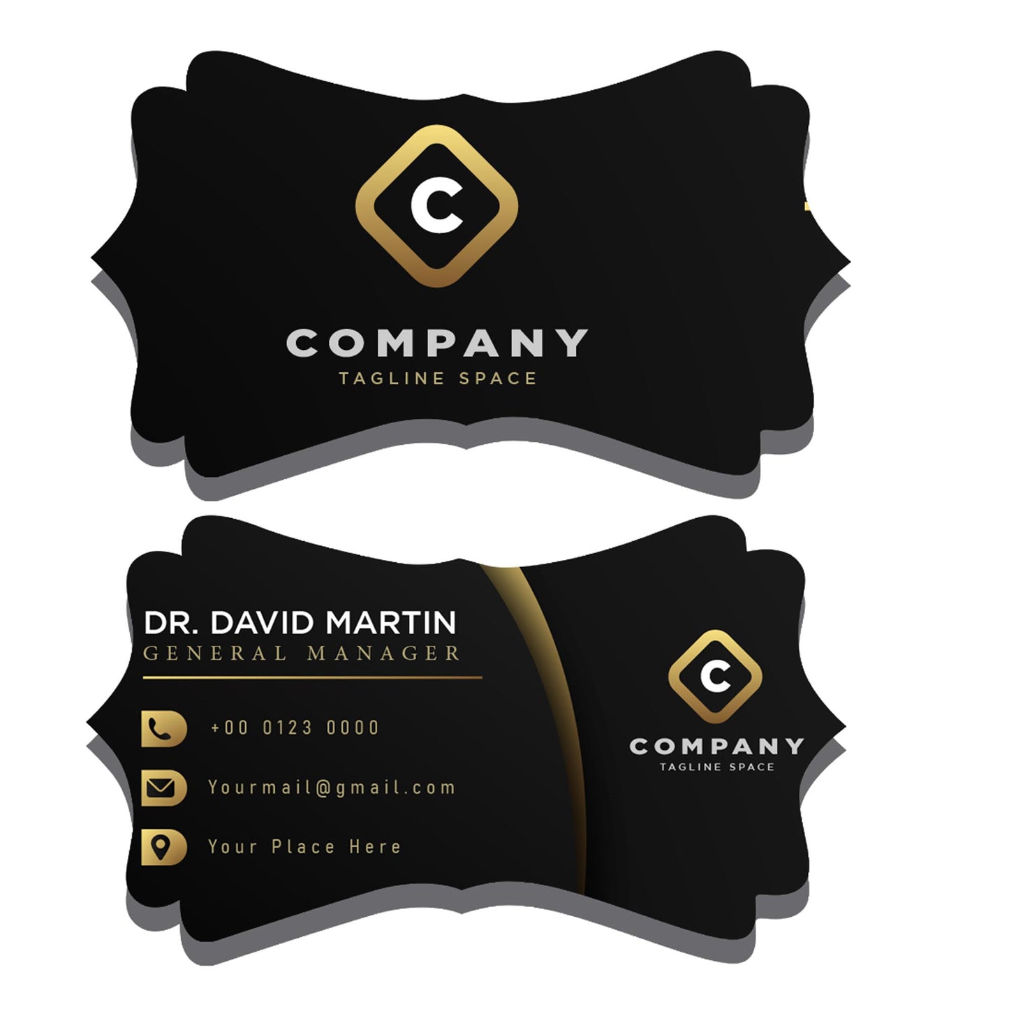New Flower -Shaped Business Cards