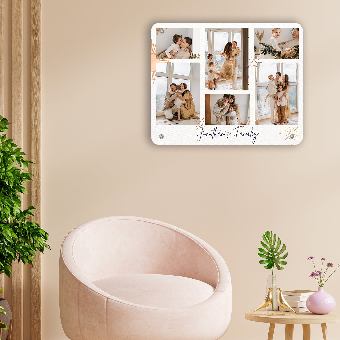 Pure Memories - Frame less acrylic wall photo collage