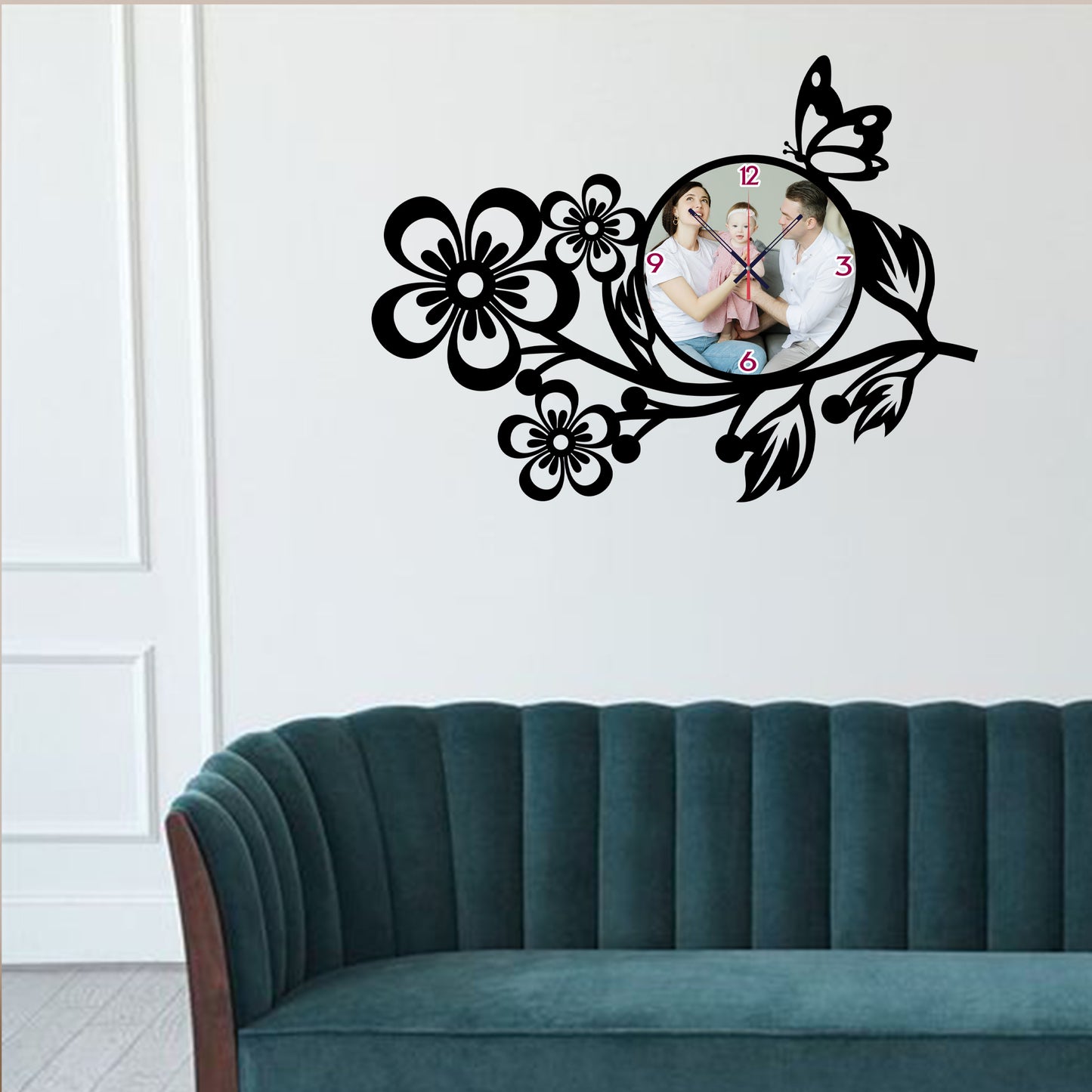 Soul Tick - Personalized Acrylic Photo Wall Clock