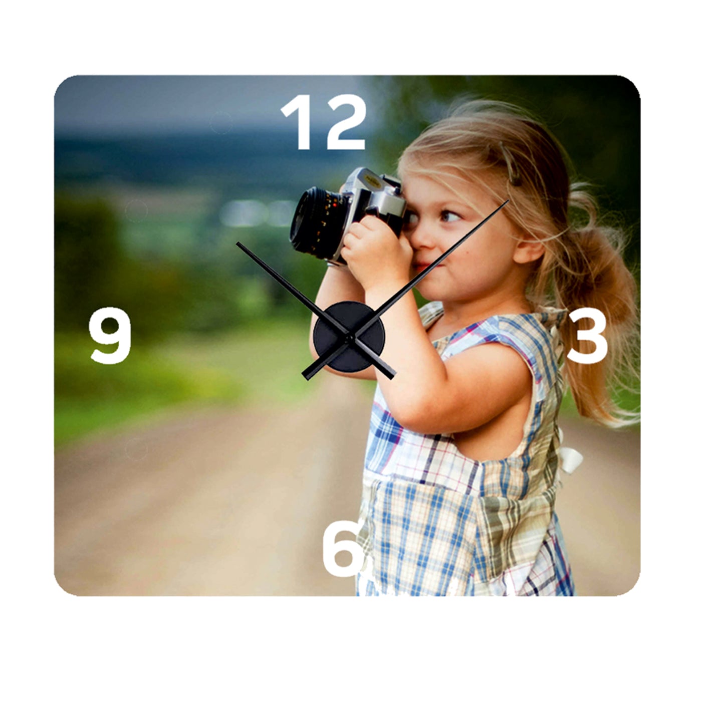 Tickle Pop - Personalized Acrylic Photo Wall Clock