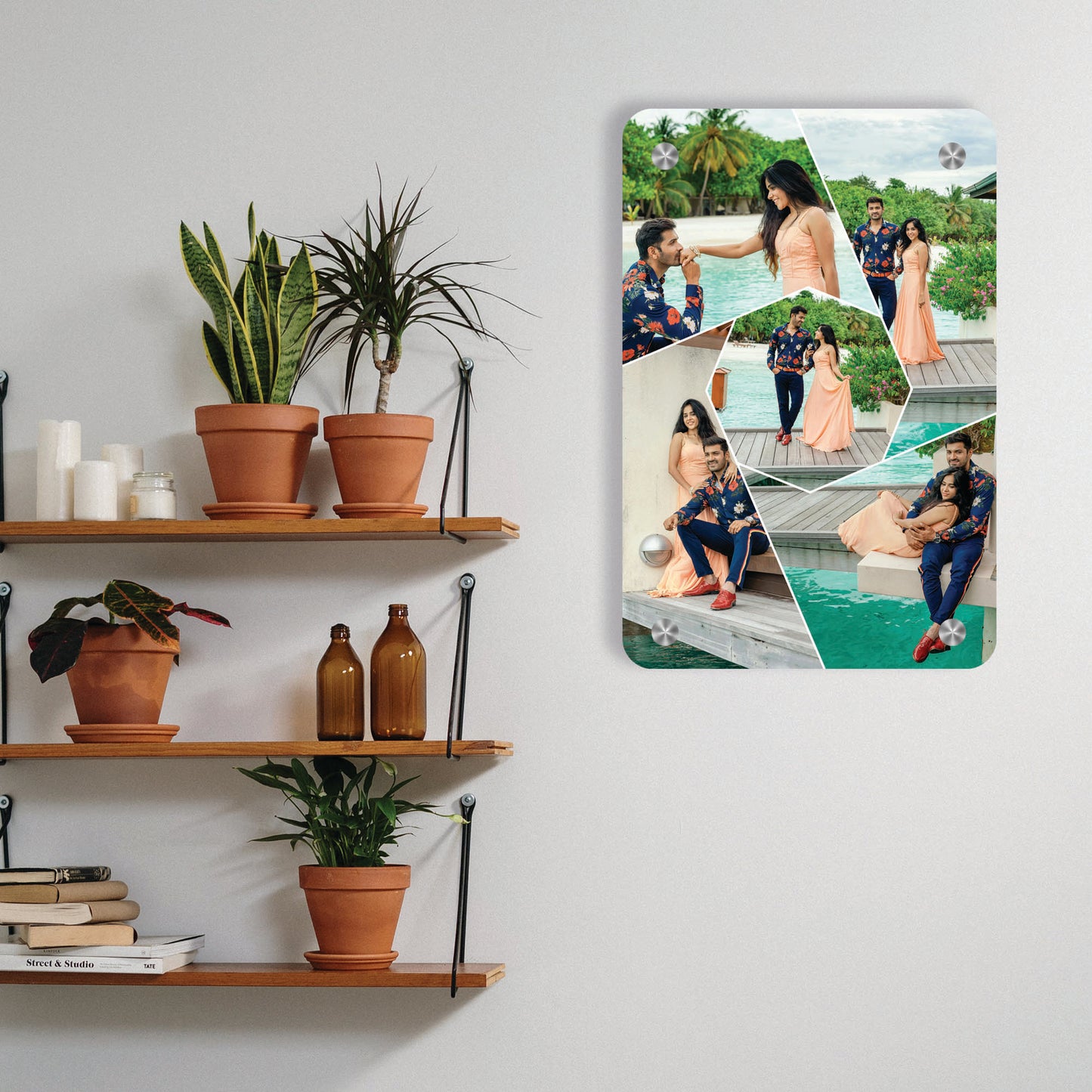 Insta Memories - Frame less acrylic wall photo collage