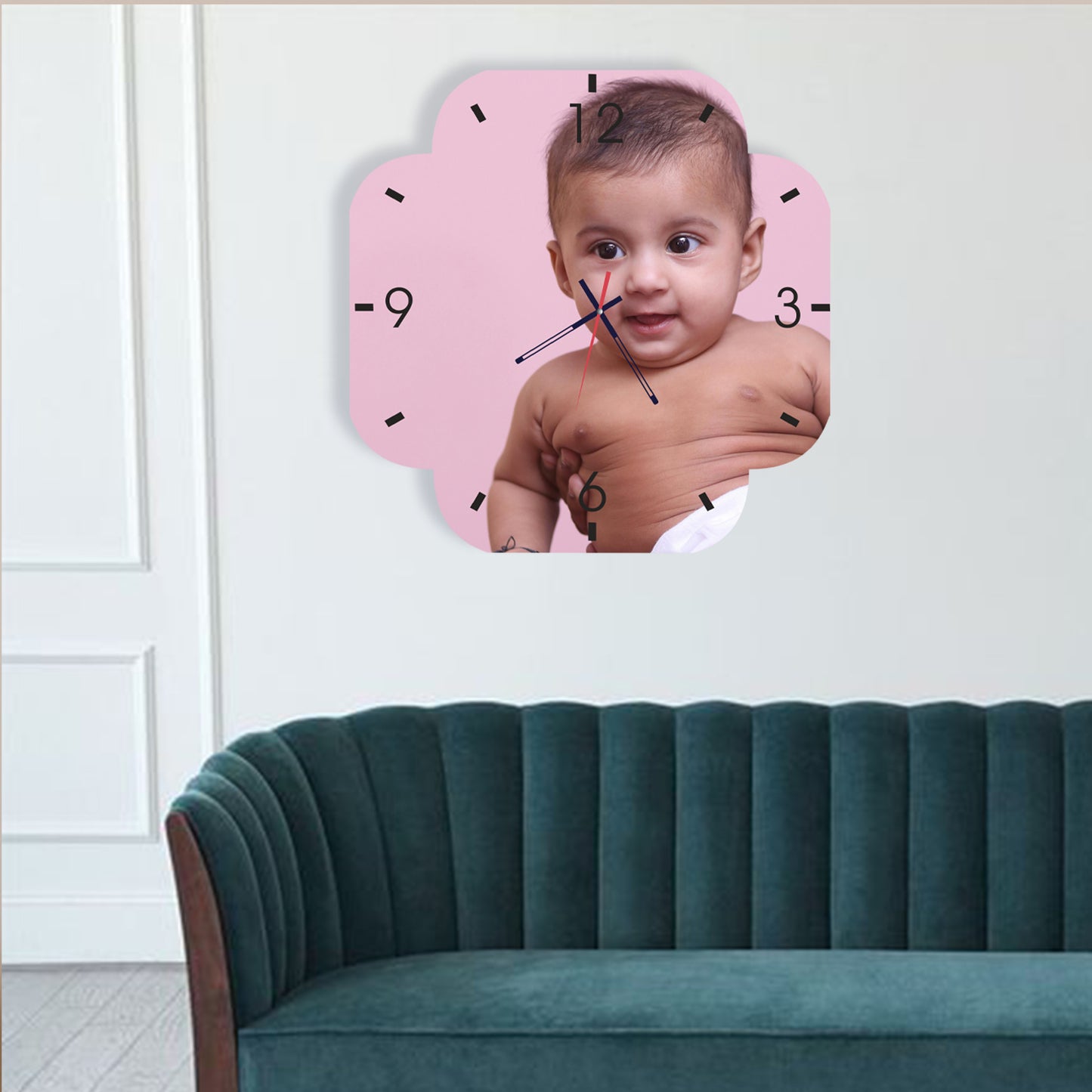 Tinta Glow - Personalized Acrylic Photo Wall Clock
