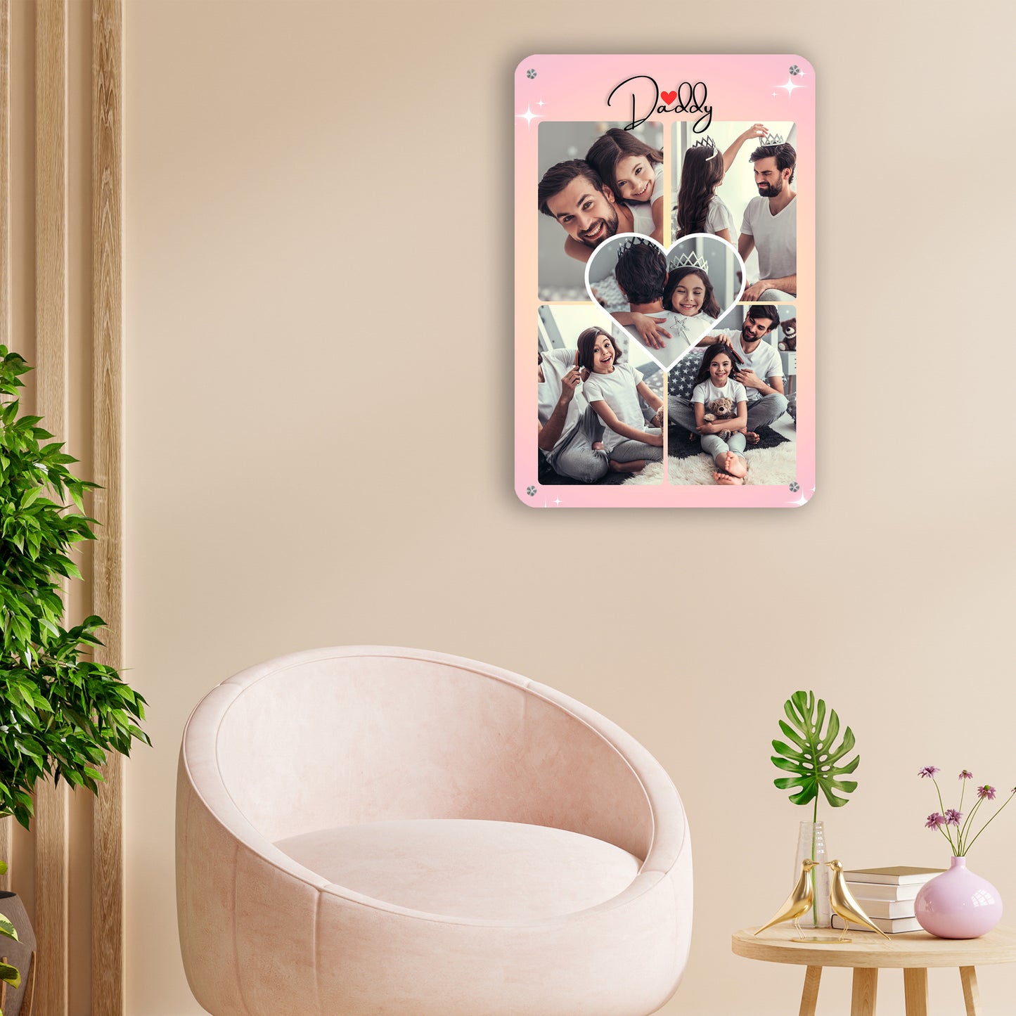 Acry Moments - Frame less acrylic wall photo collage