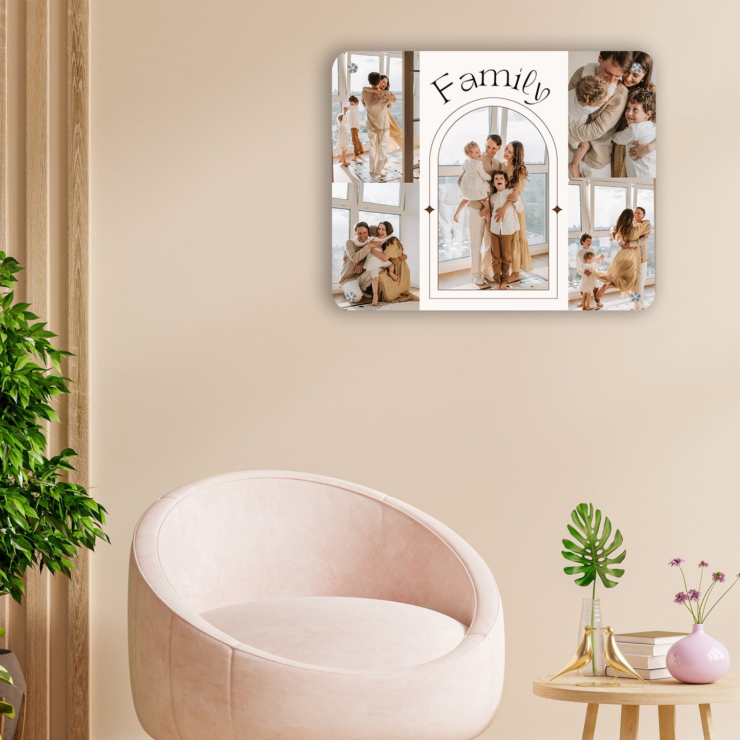 Ever Gleam Collage - Frame less acrylic wall photo collage
