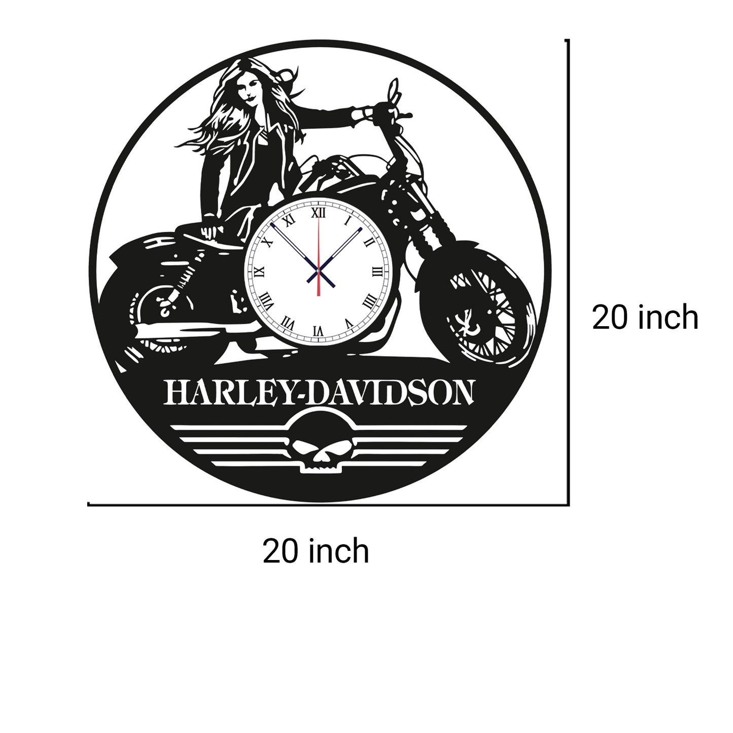 Blush Tide - Personalized Acrylic Photo Wall Clock