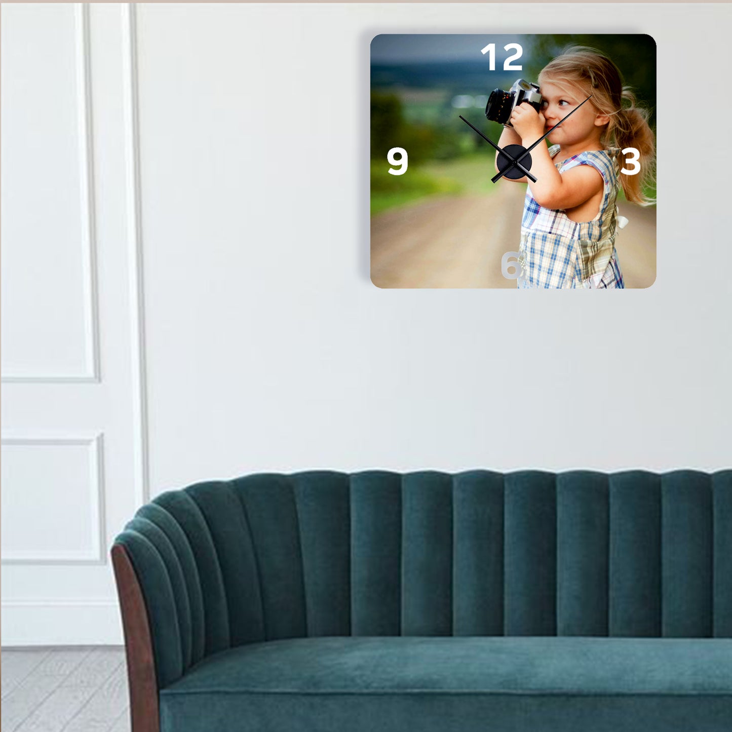Tickle Pop - Personalized Acrylic Photo Wall Clock