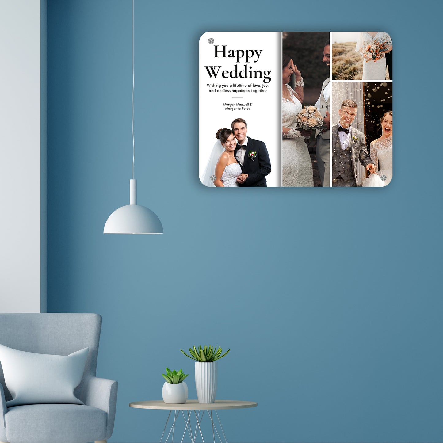 Echo Moments - Frame less acrylic wall photo collage