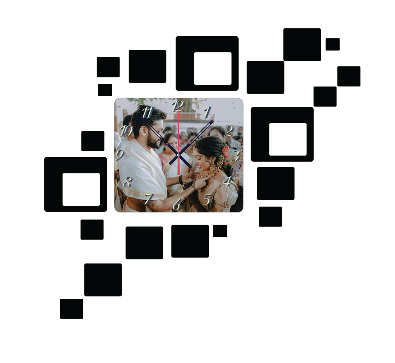 Adore Glow - Personalized Acrylic Photo Wall Clock