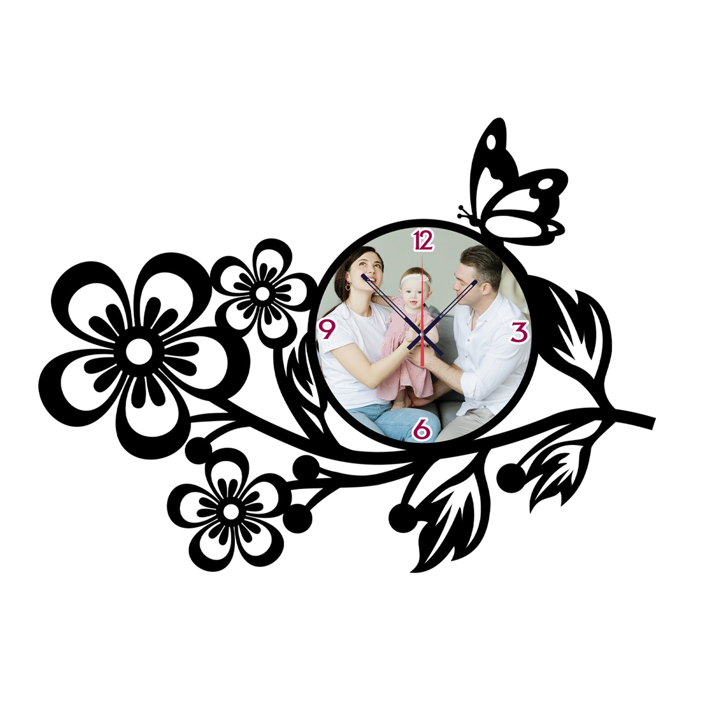 Soul Tick - Personalized Acrylic Photo Wall Clock