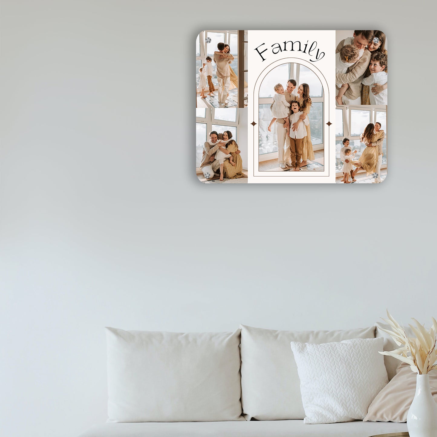 Ever Gleam Collage - Frame less acrylic wall photo collage
