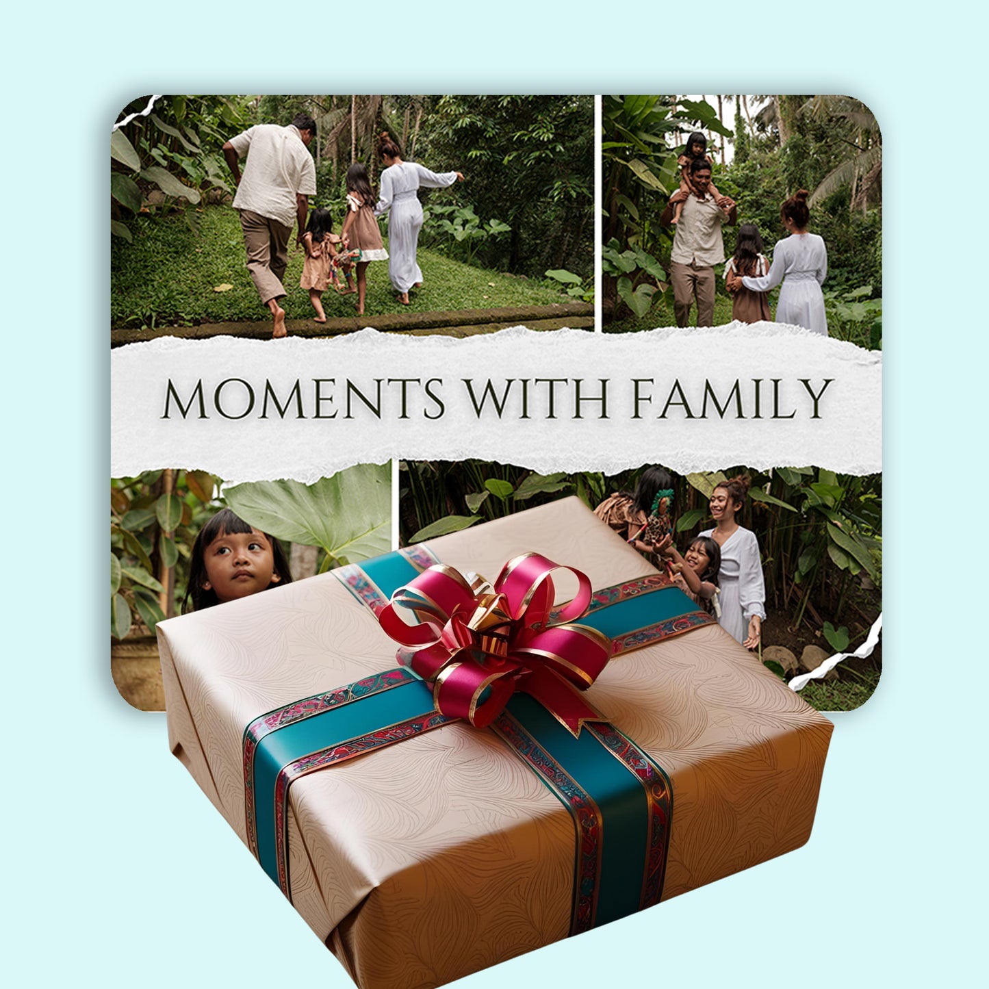 Frame Less Treasures - Frame less acrylic wall photo collage