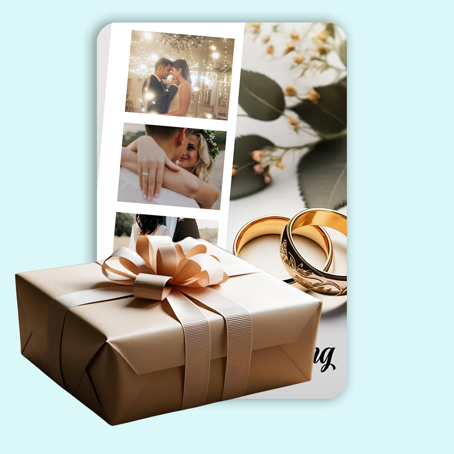 Crystal Collage - Frame less acrylic wall photo collage