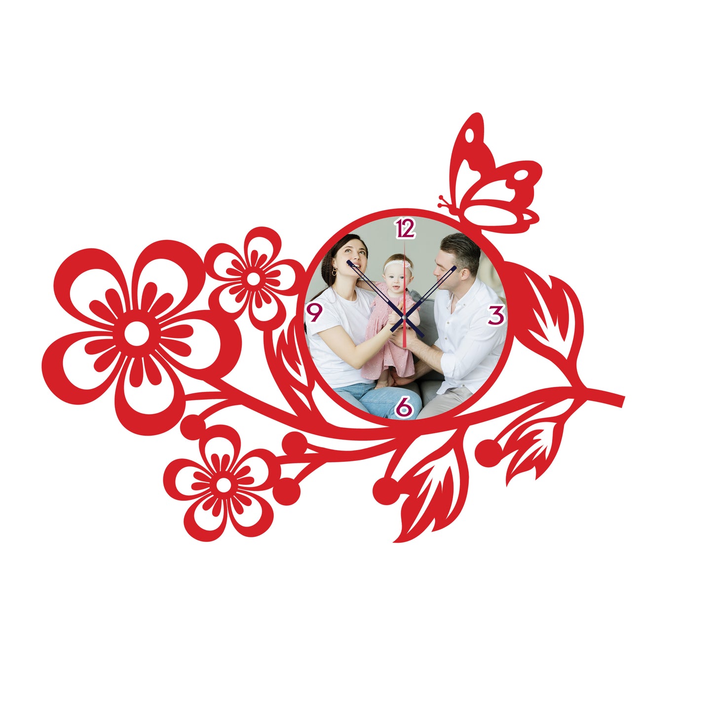 Soul Tick - Personalized Acrylic Photo Wall Clock