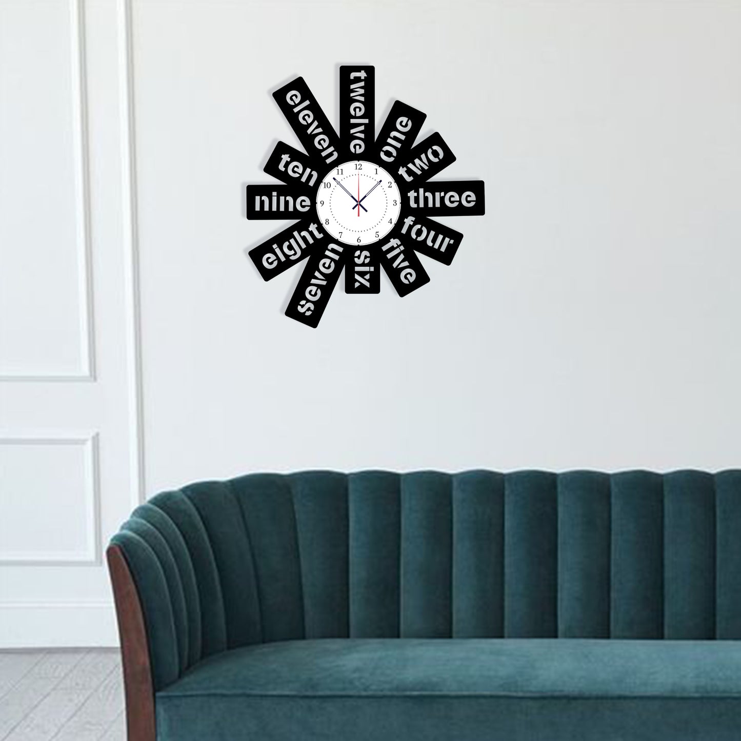 The Bonded Beat - Personalized Acrylic Photo Wall Clock