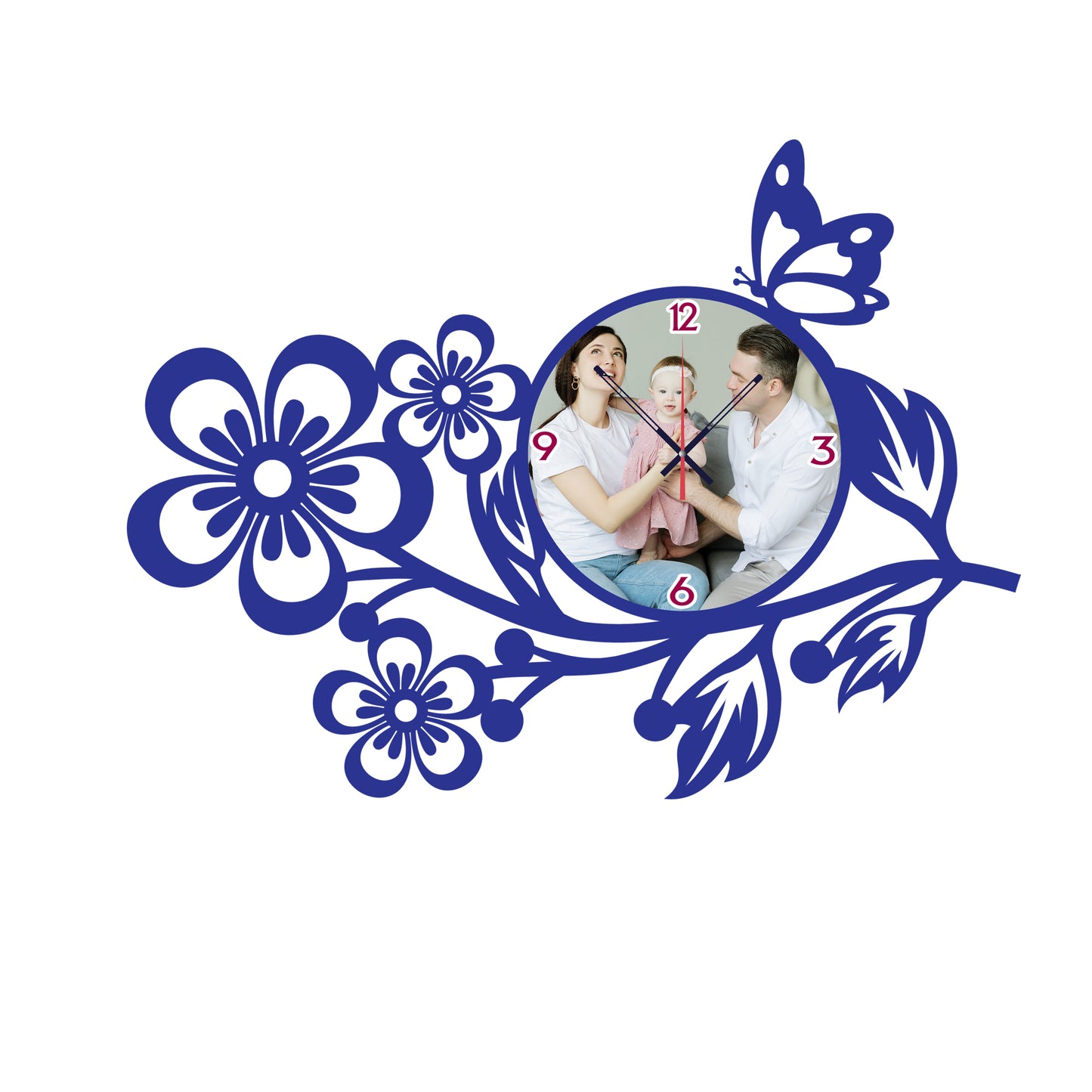 Soul Tick - Personalized Acrylic Photo Wall Clock