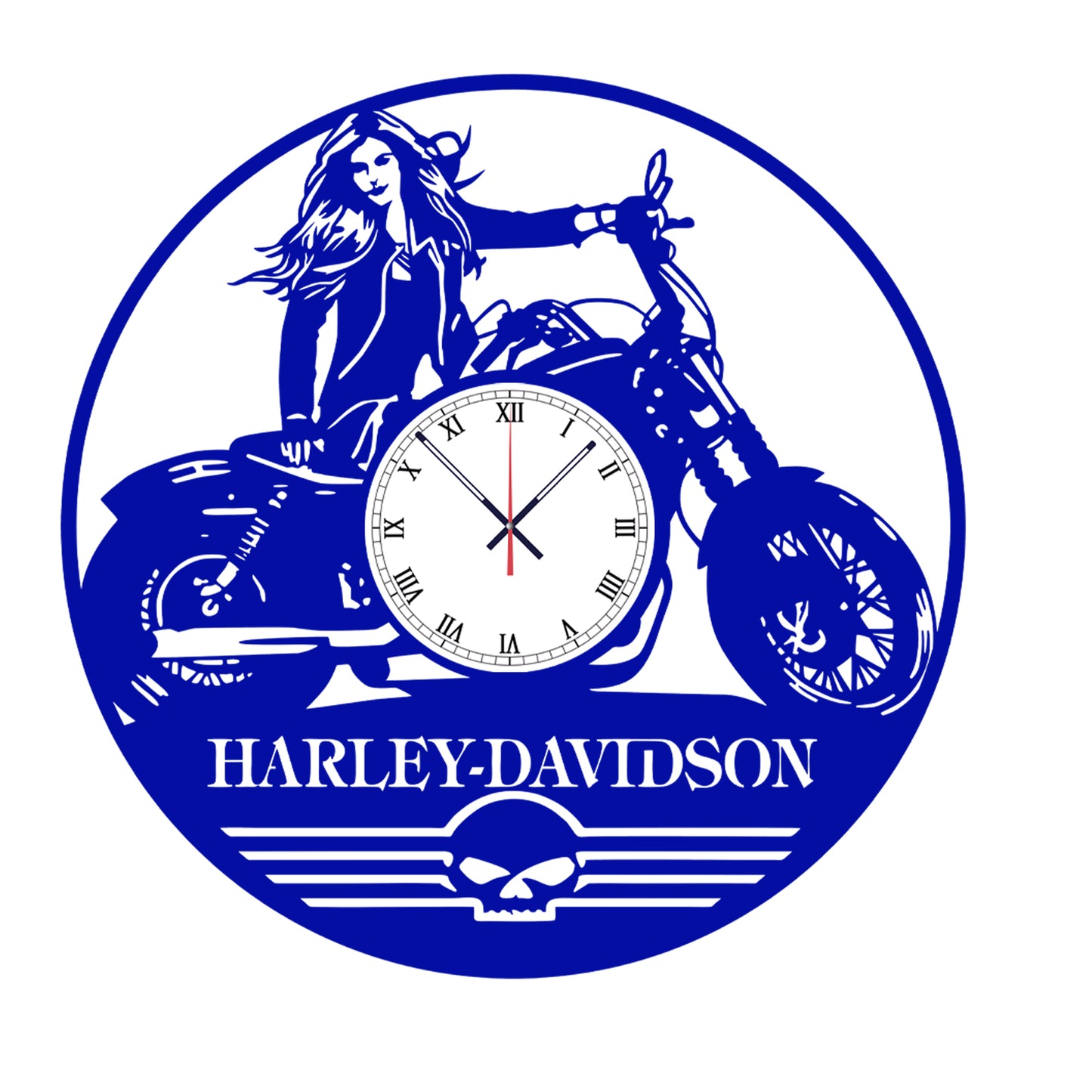 Blush Tide - Personalized Acrylic Photo Wall Clock