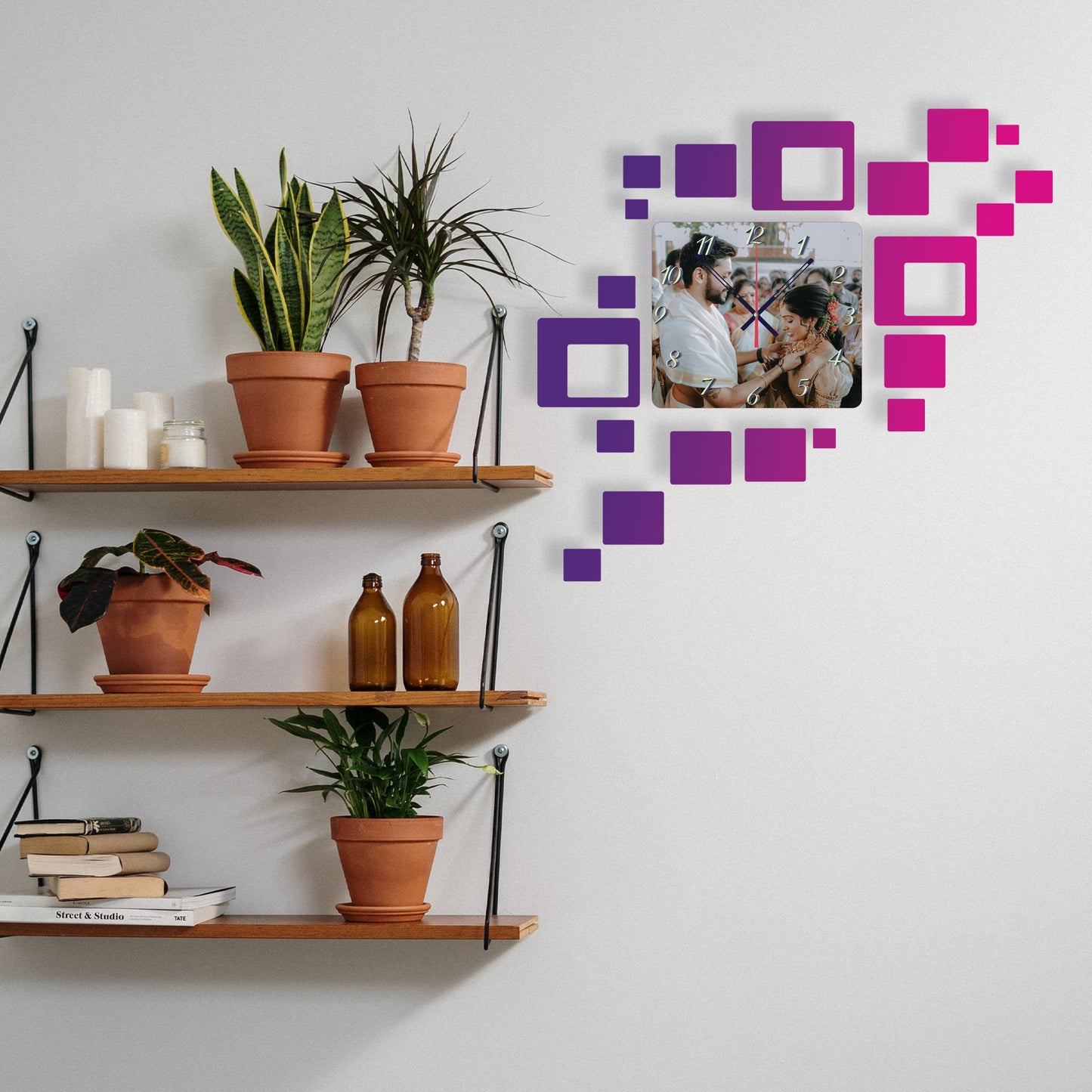 Adore Glow - Personalized Acrylic Photo Wall Clock