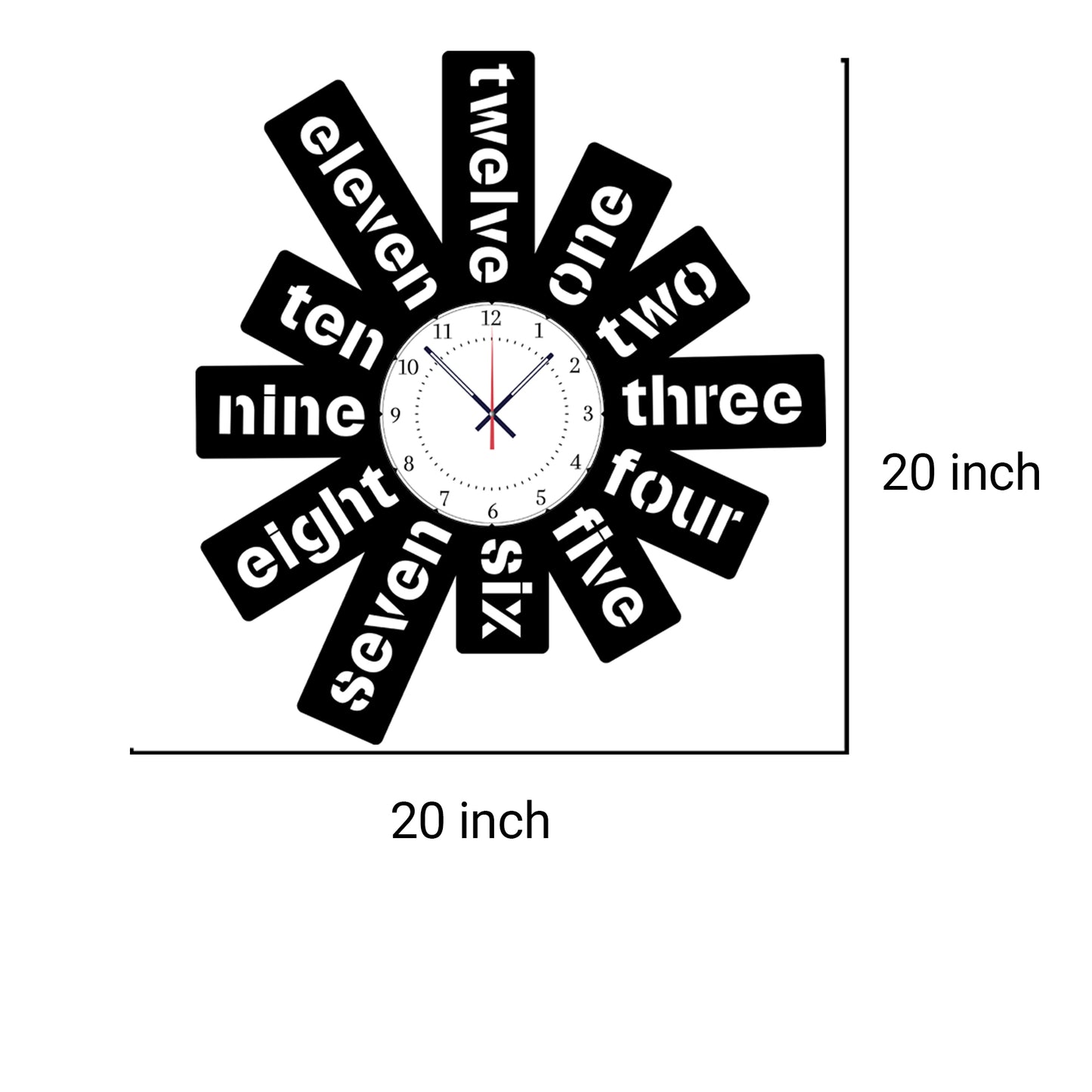 The Bonded Beat - Personalized Acrylic Photo Wall Clock