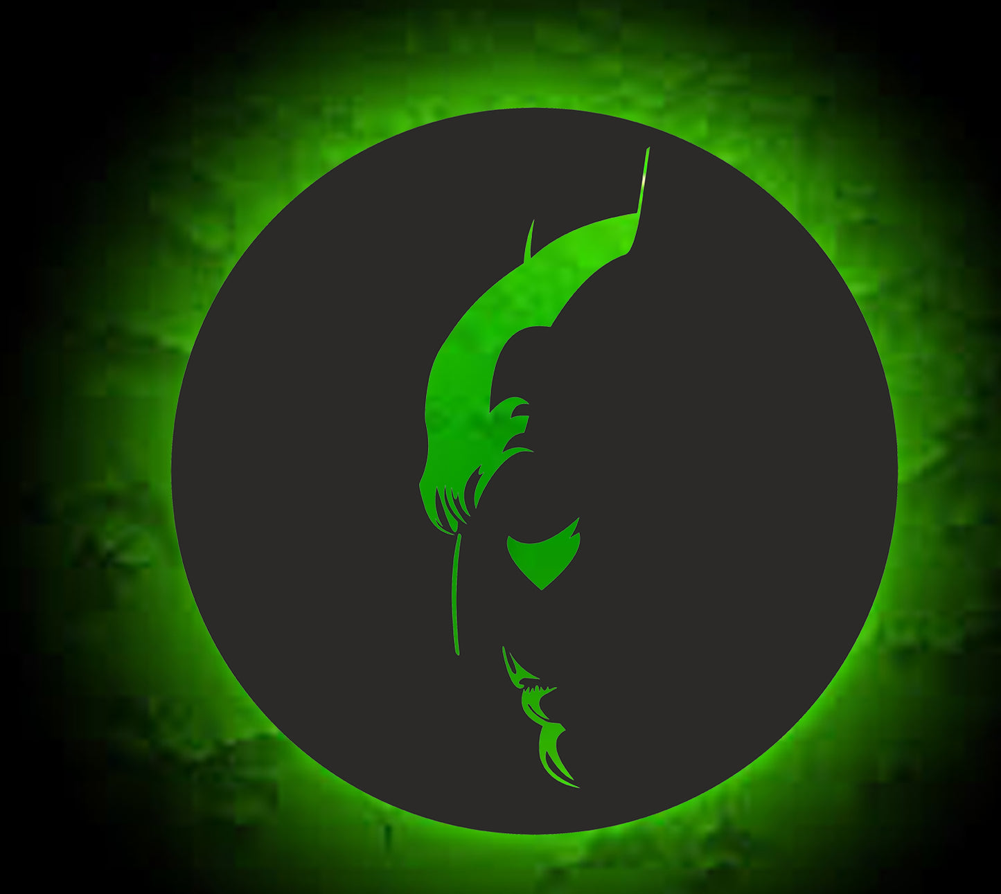 Batman Face LED Wall Light – Superhero Neon Wall Decor Lamp
