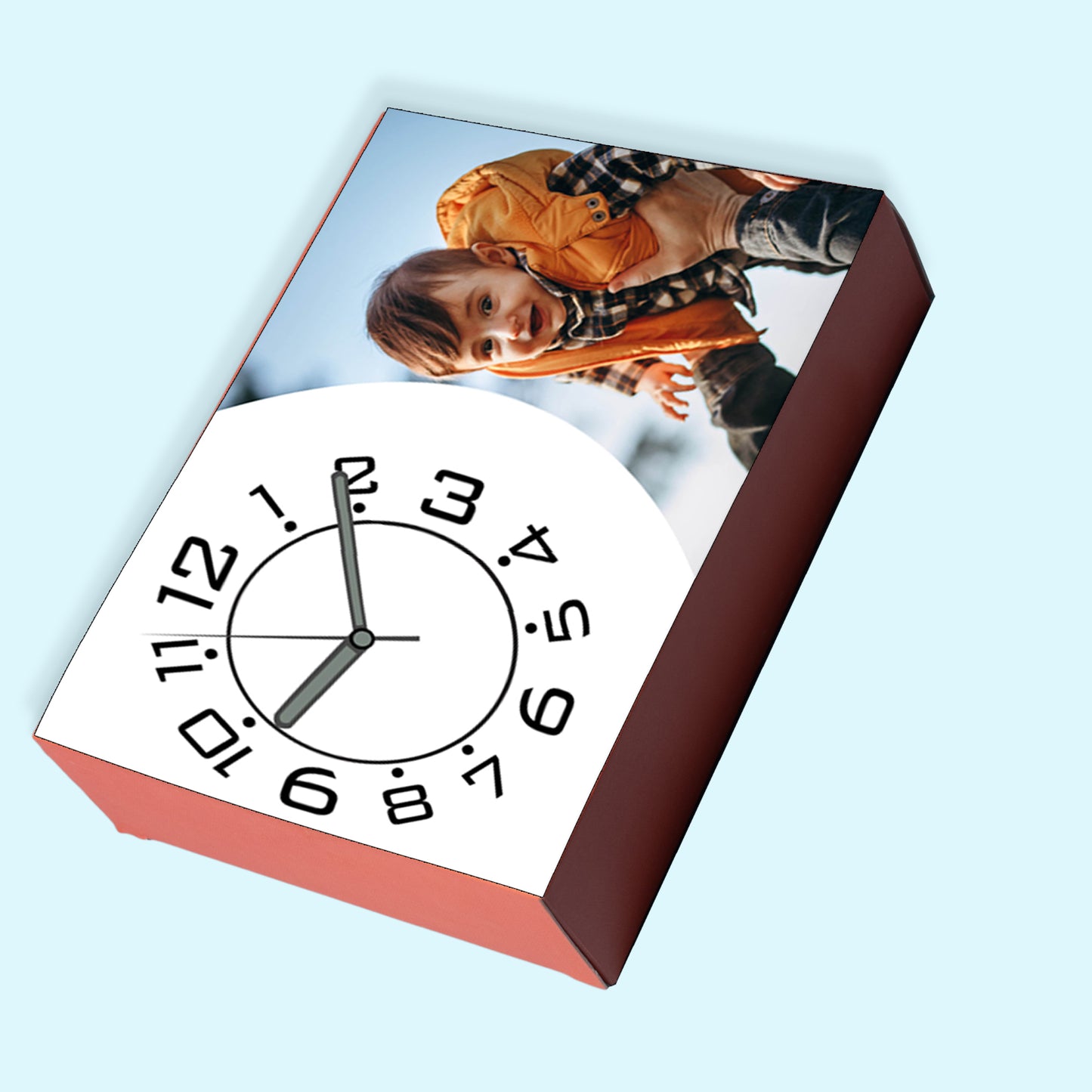 Gleam Joy - Personalized Acrylic Photo Wall Clock