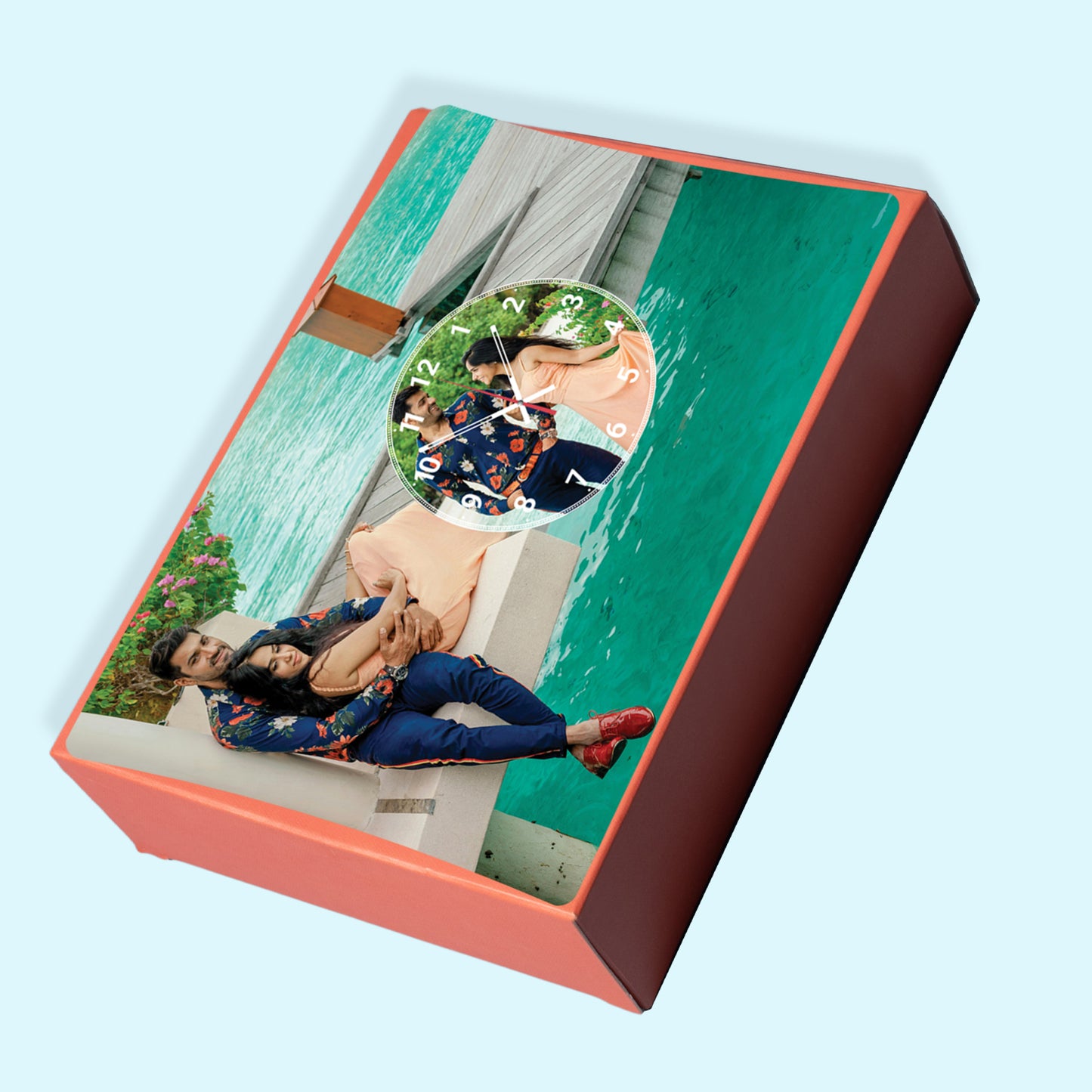 One Beat - Personalized Acrylic Photo Wall Clock