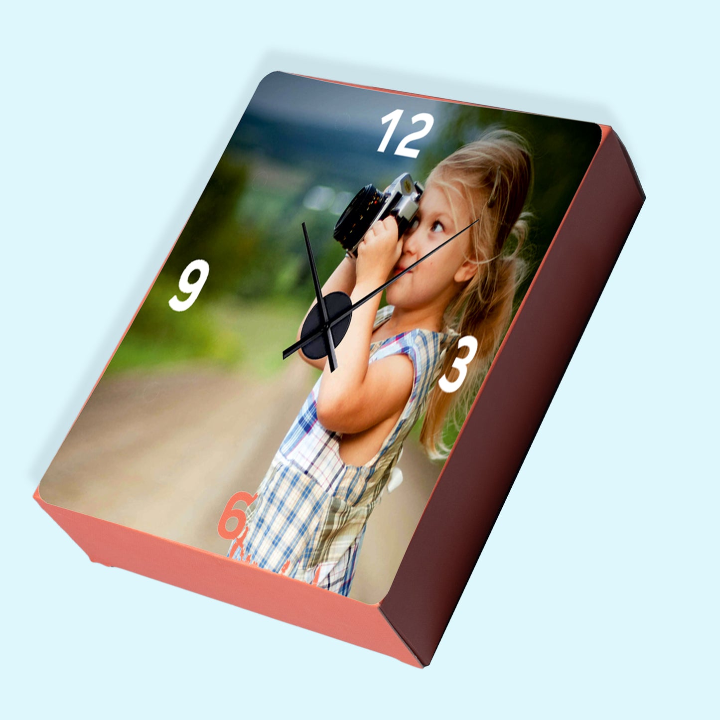 Tickle Pop - Personalized Acrylic Photo Wall Clock