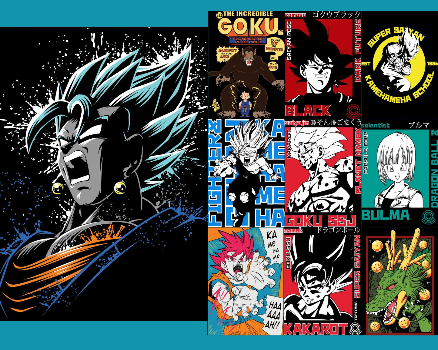Dragon Ball Anime Posters Collection A4