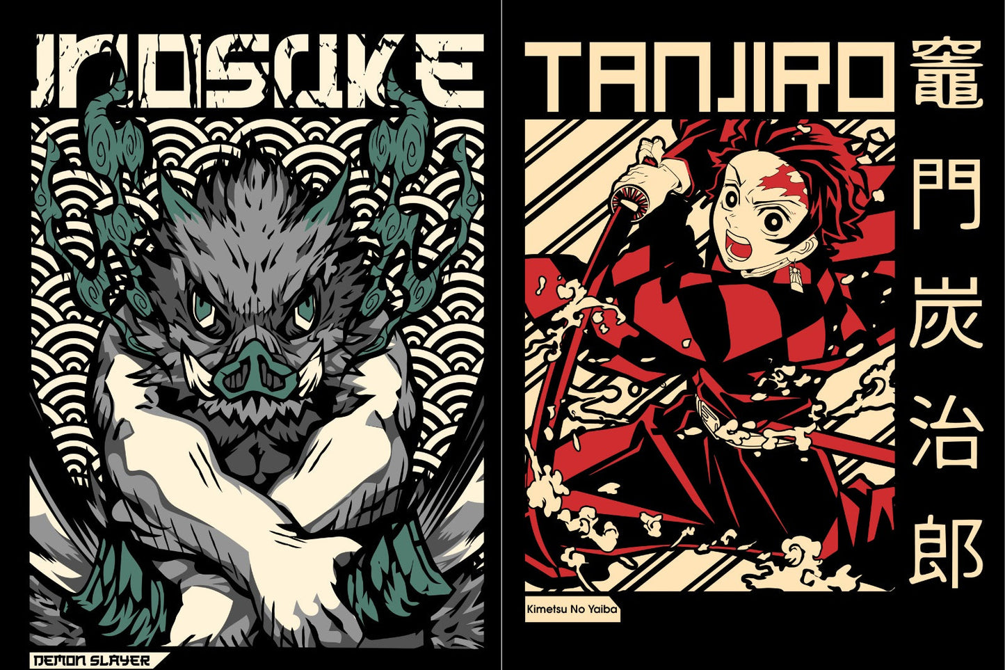 Demon Slayer Anime Posters Collection A4