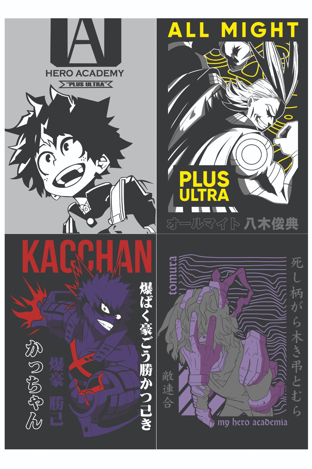 My Hero Academia Anime Posters Collection A5