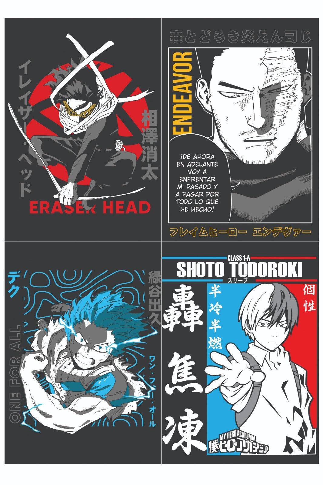 My Hero Academia Anime Posters Collection A5