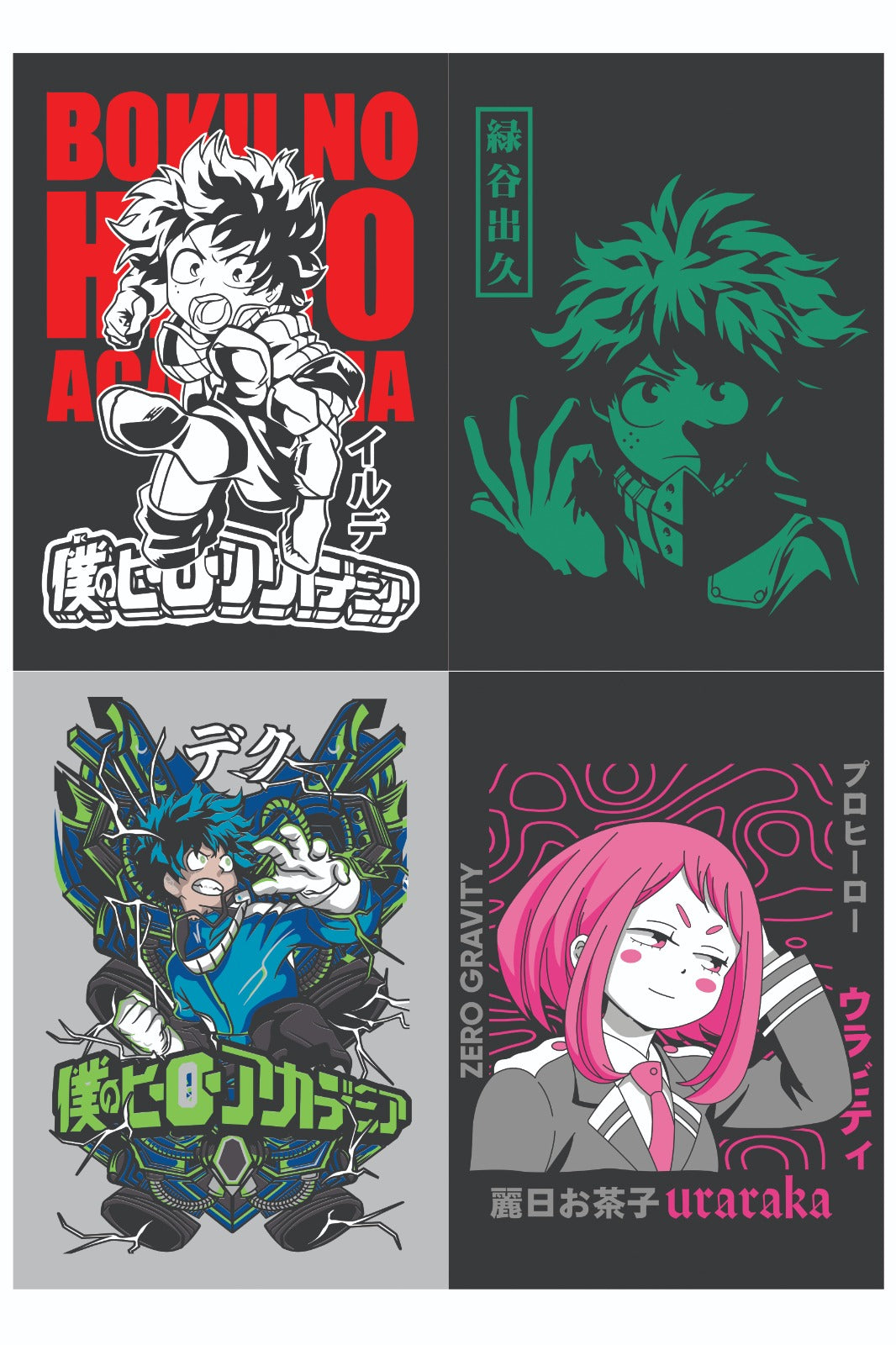 My Hero Academia Anime Posters Collection A5