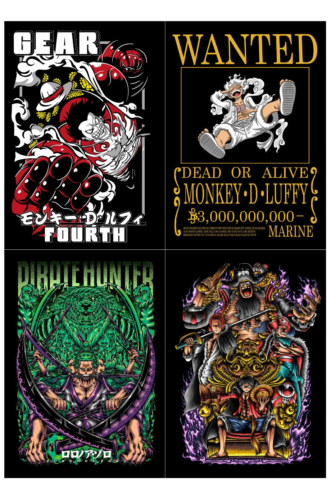 One Piece Anime Posters Collection A5