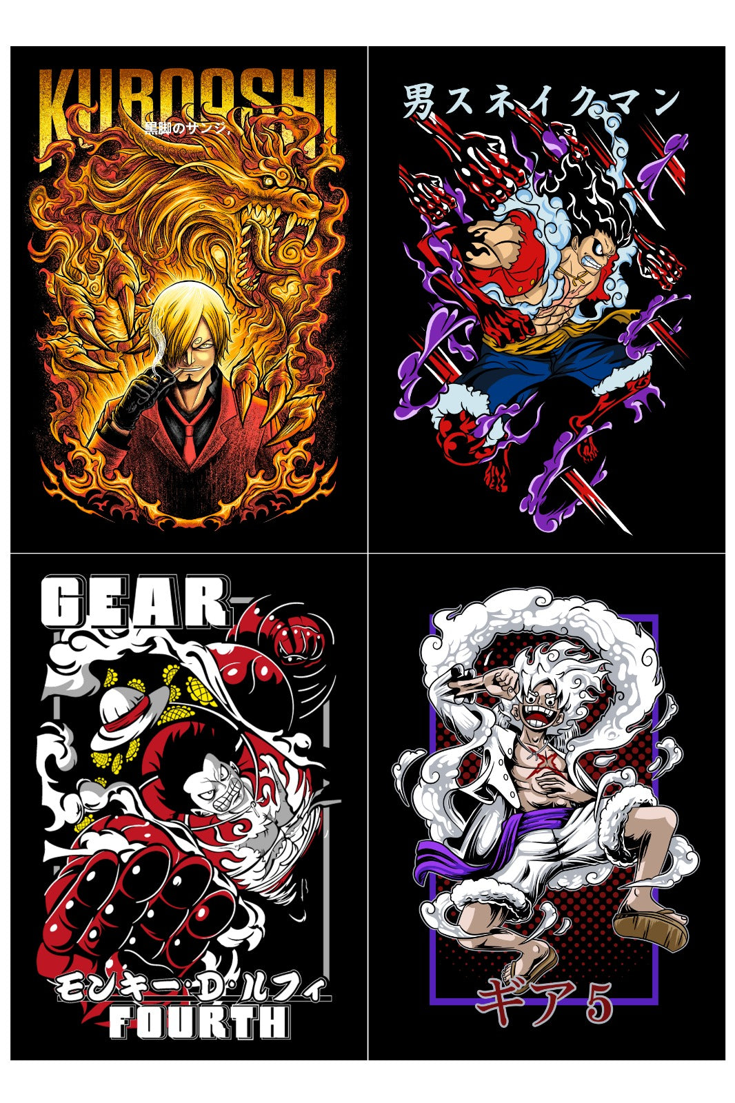One Piece Anime Posters Collection A5