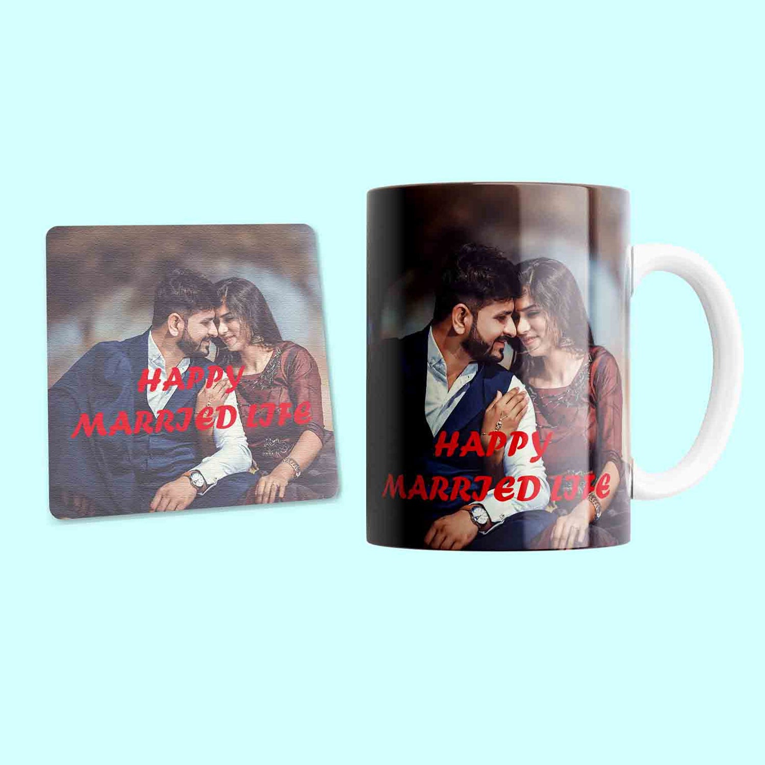 Customized Mug with Coaster