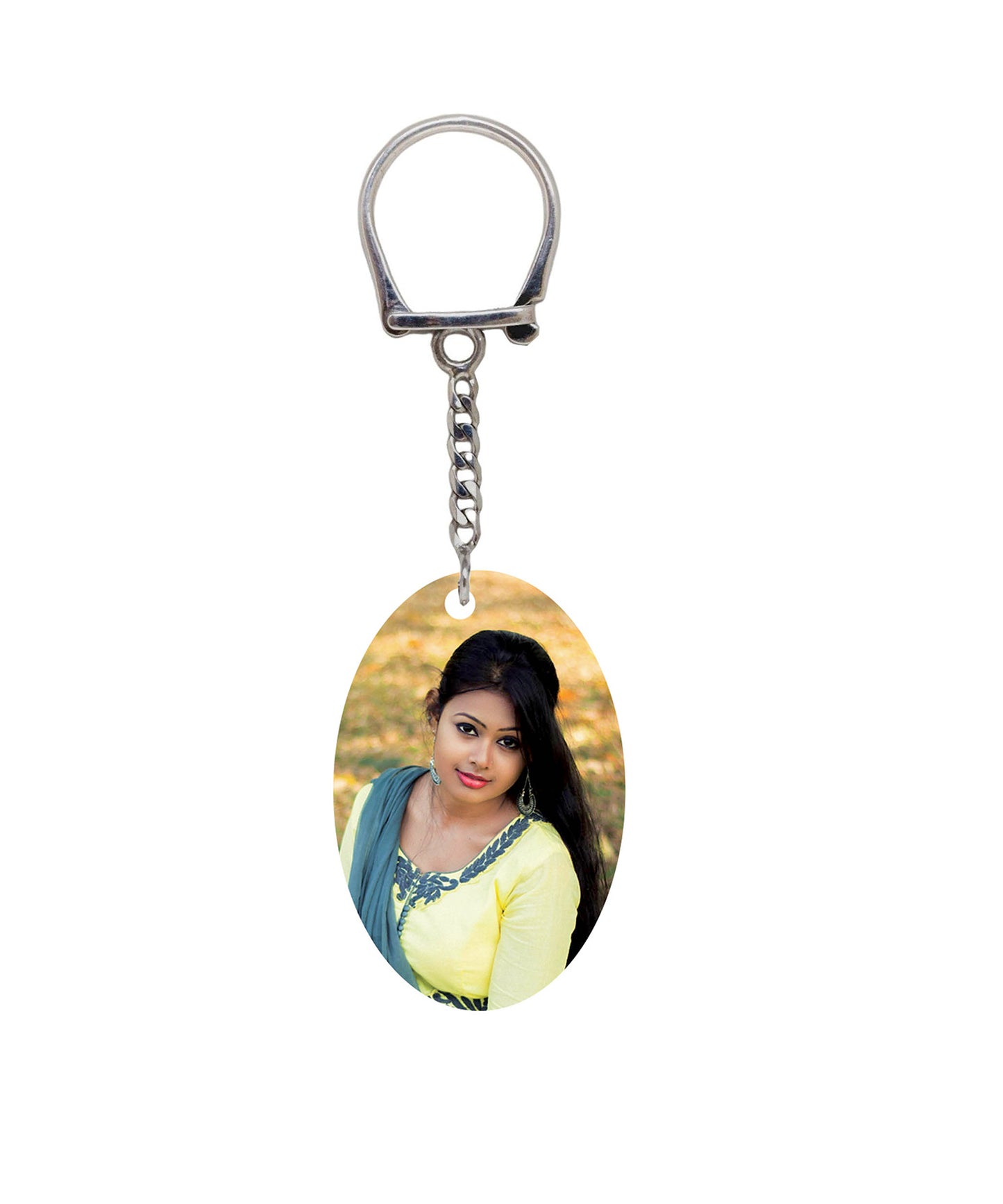 Acrylic Keychain - Long round
