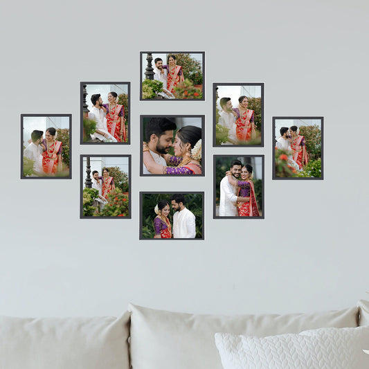 Diamond formation - 9 Wall photo set