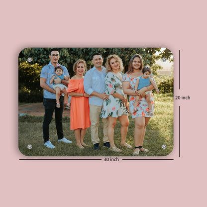 Wall hanging frame less photo - Rectangle